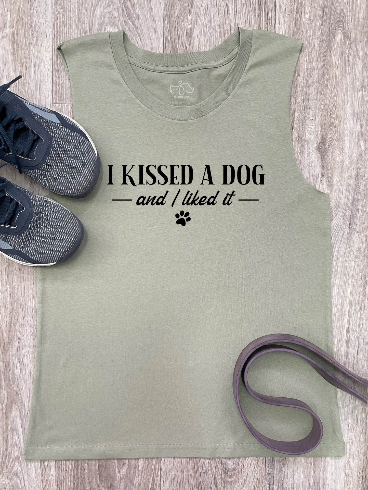 I Kissed A Dog And I Liked It Marley Tank - Image 3