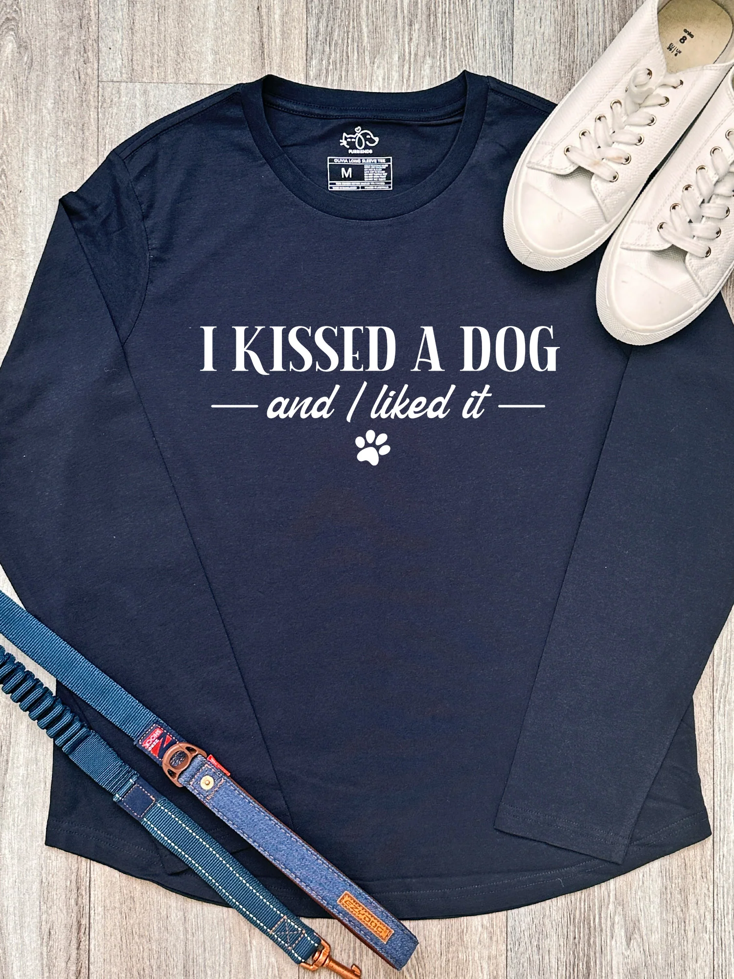 I Kissed A Dog Olivia Long Sleeve Tee - Image 4
