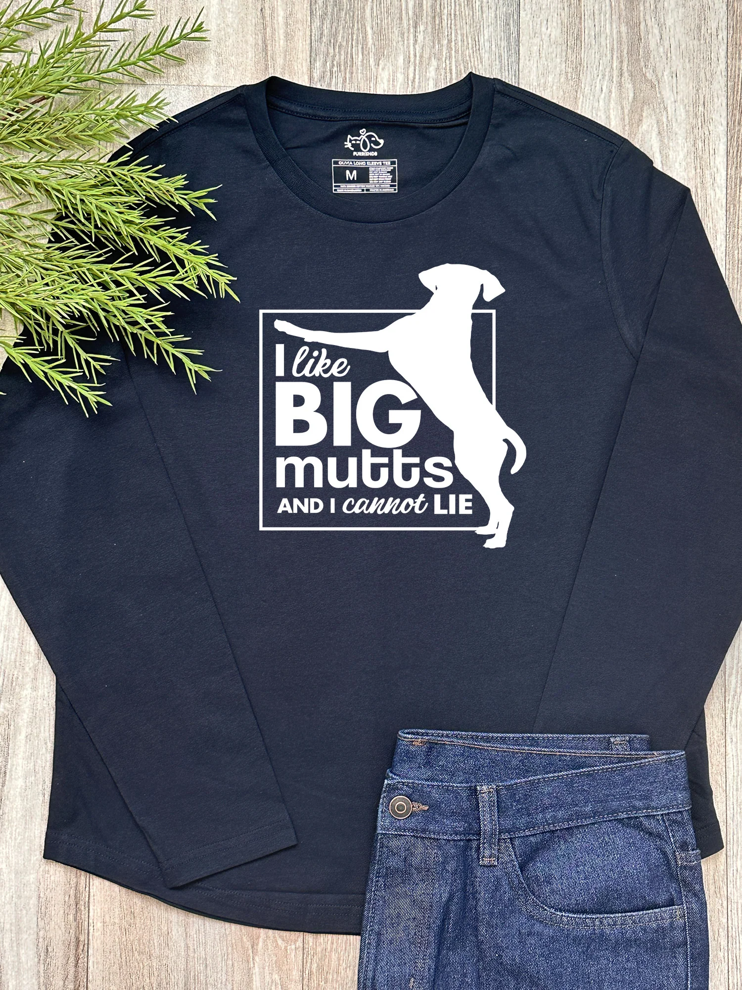 I Like Big Mutts Olivia Long Sleeve Tee - Image 4