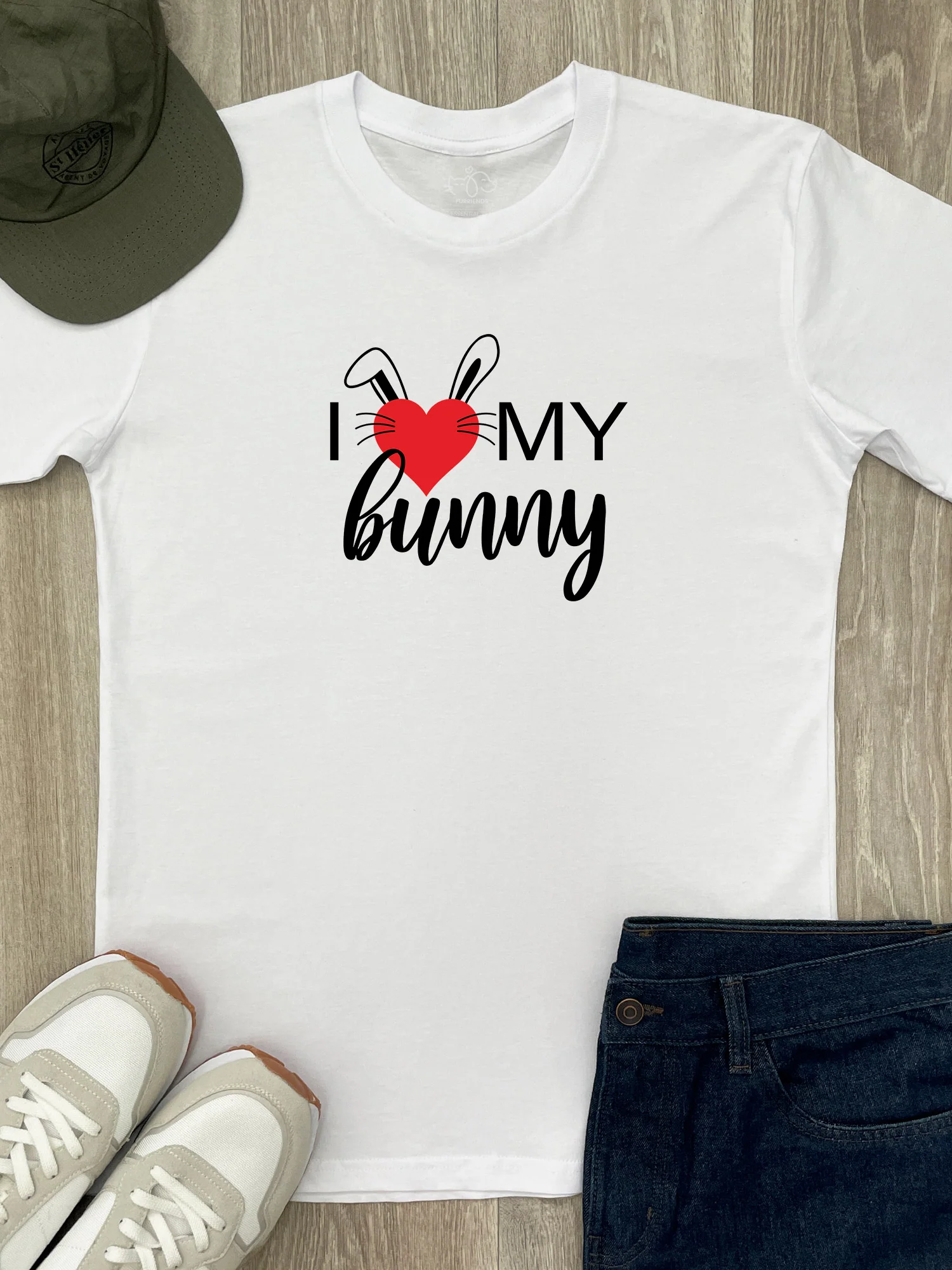 I Love My Bunny Essential Unisex Tee - Image 5
