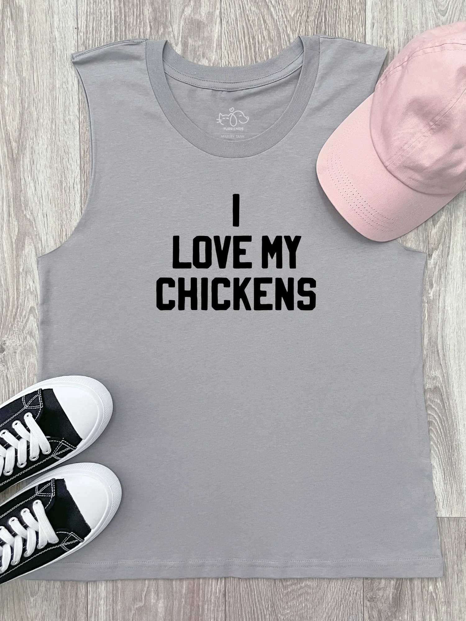 I Love My Chickens Marley Tank - Image 4