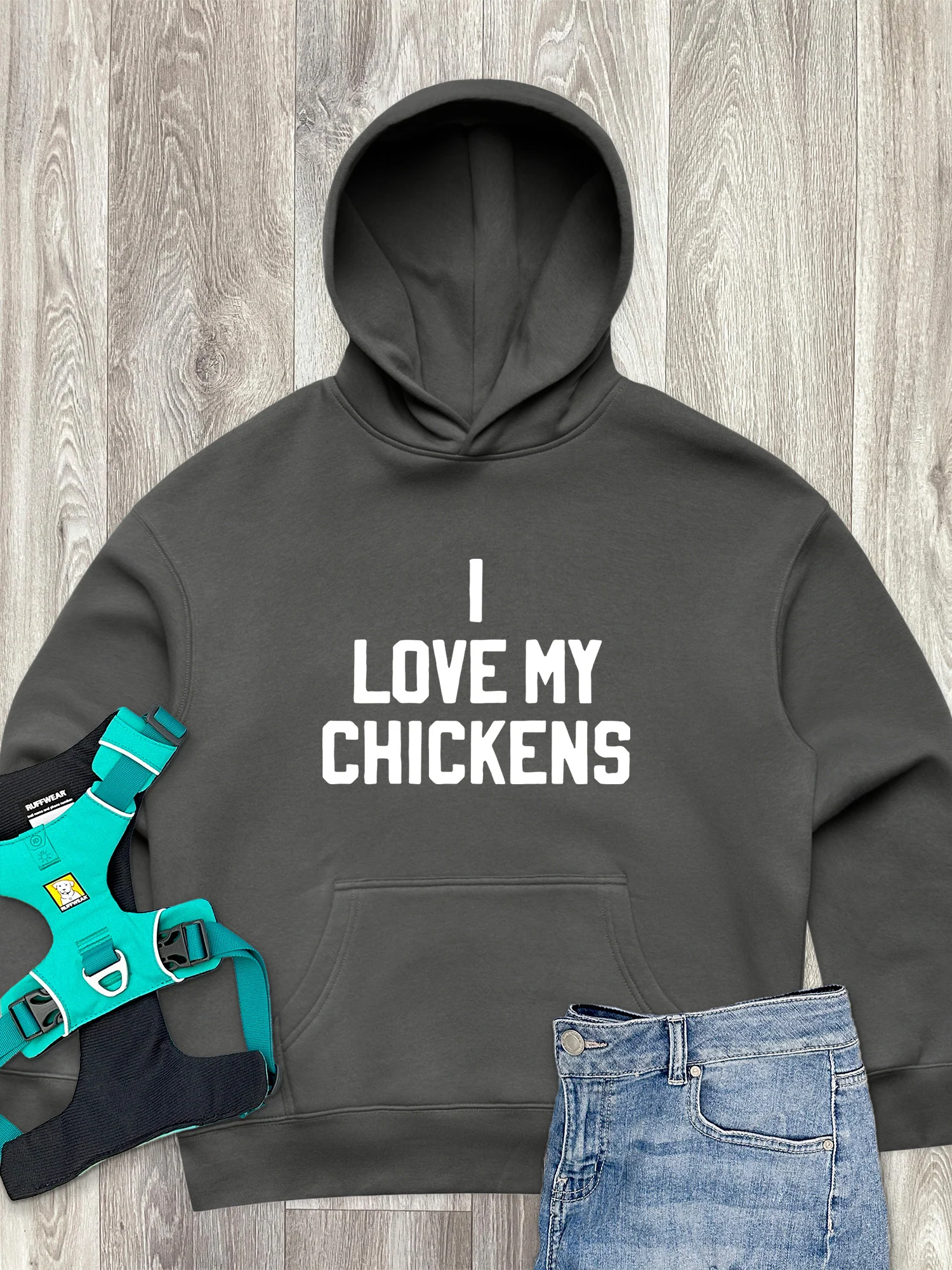 I Love My Chickens Women's Comfort Hood - Image 2