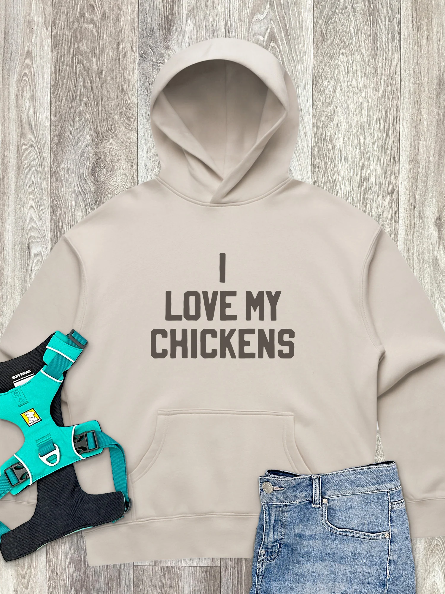 I Love My Chickens Women's Comfort Hood - Image 5