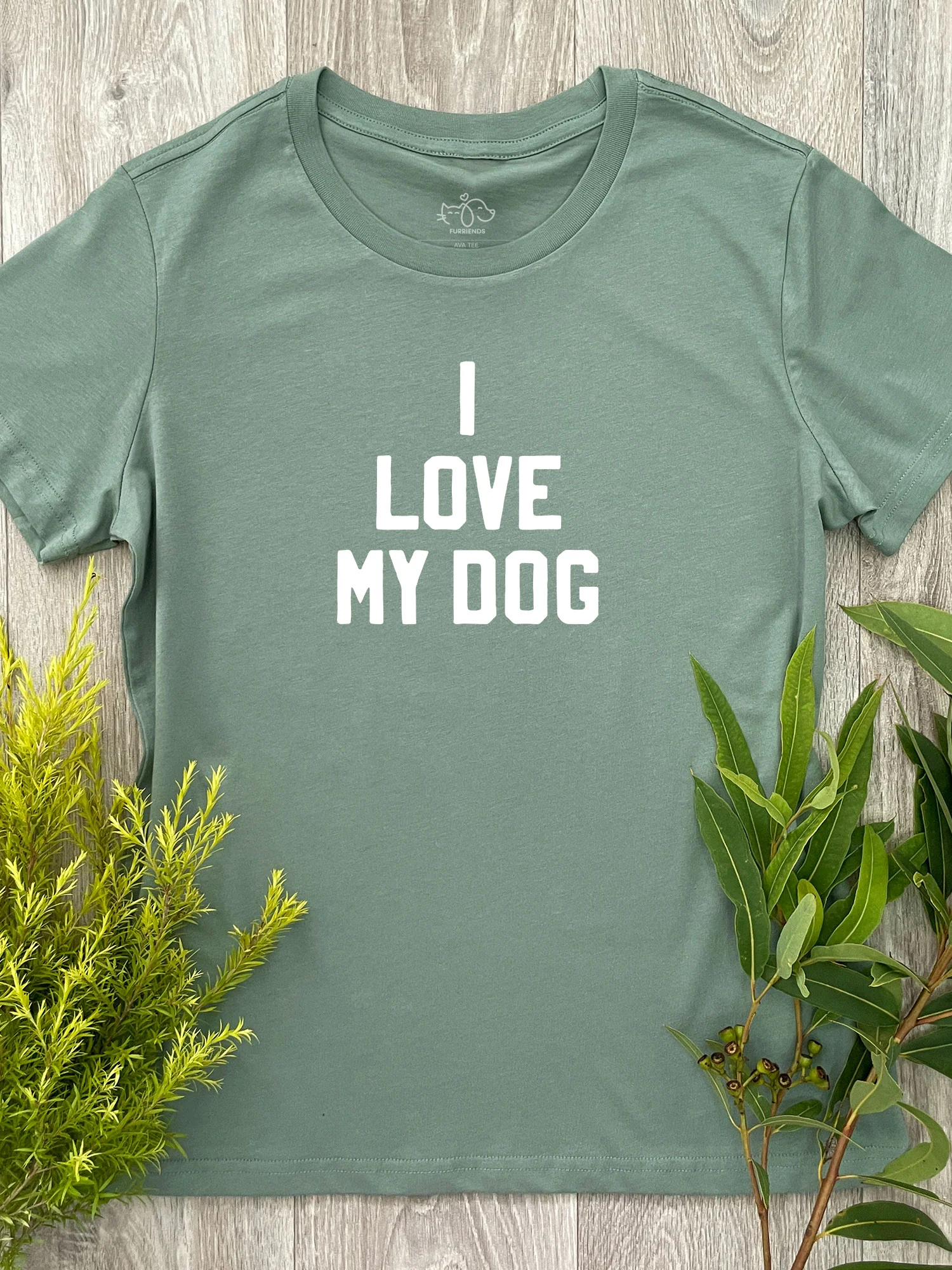I Love My Dog Ava Women's Regular Fit Tee - Image 3