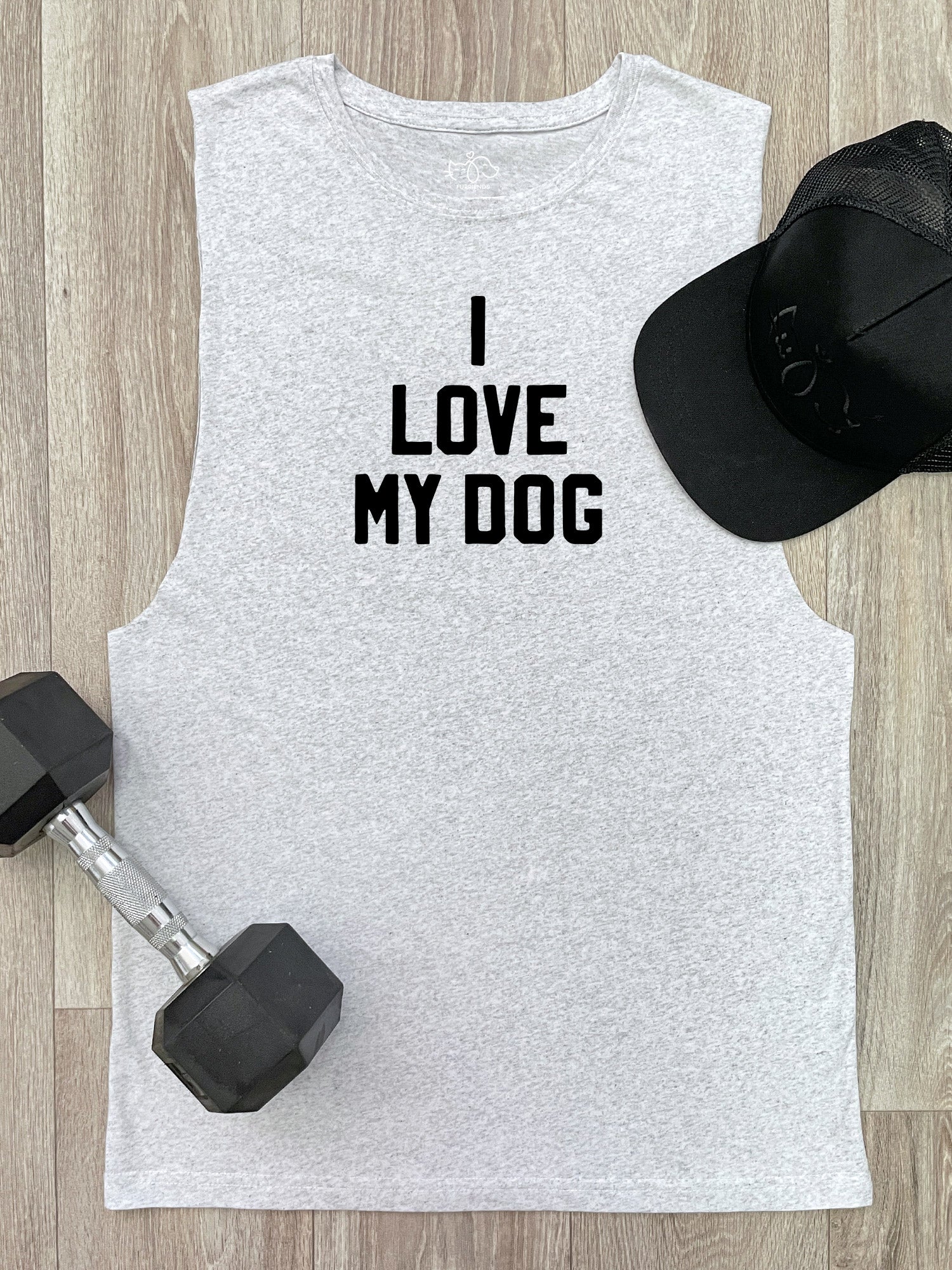 I Love My Dog Axel Drop Armhole Muscle Tank - Image 2