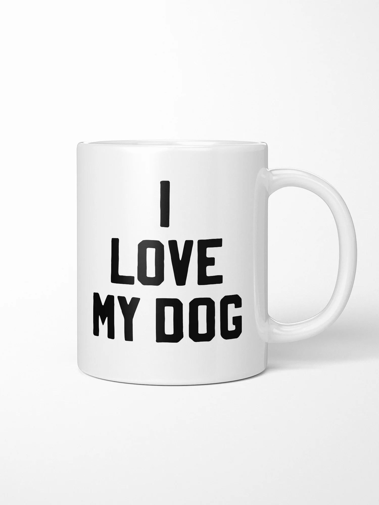 I Love My Dog Ceramic Mug - Image 2