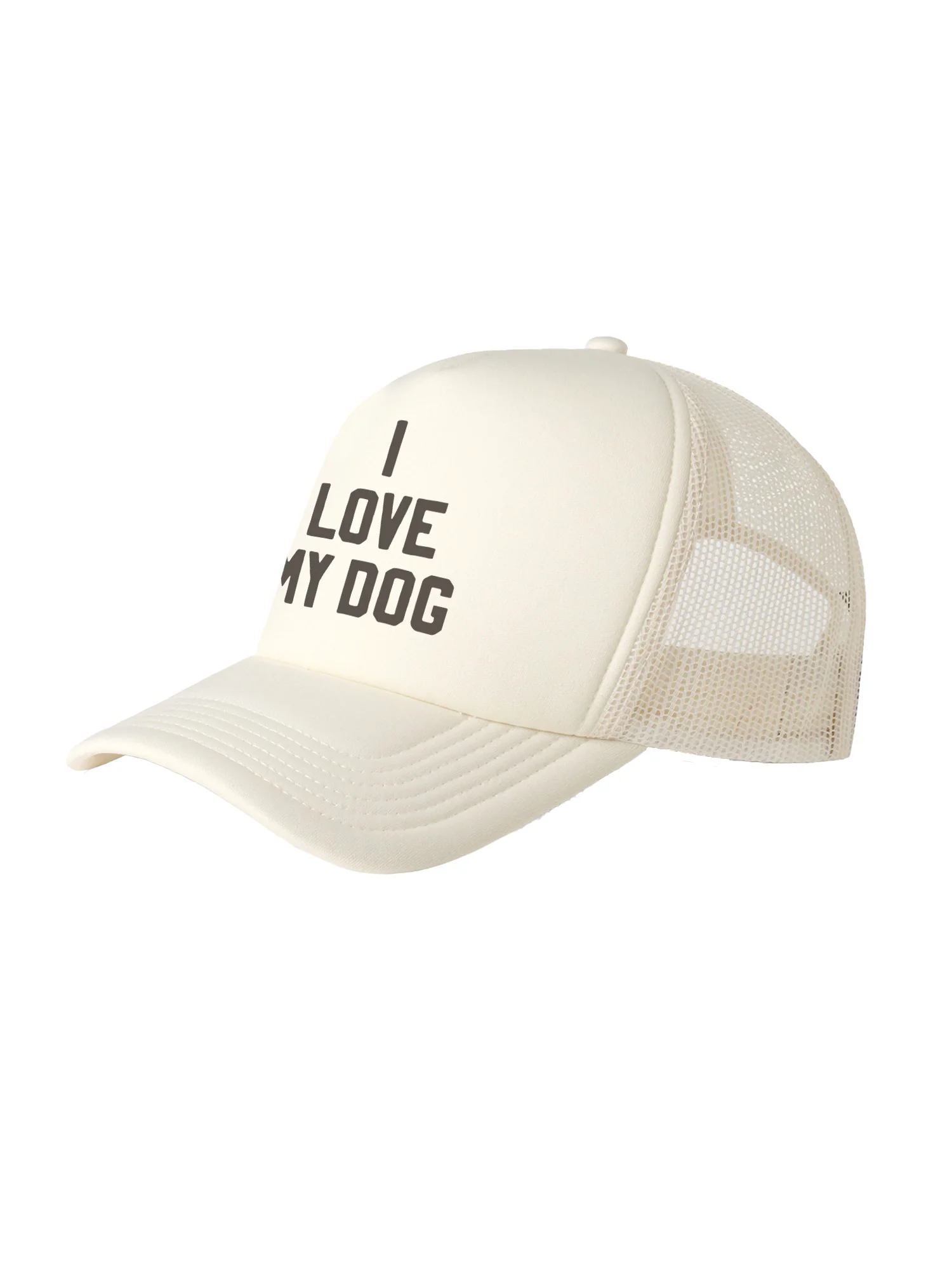I Love My Dog Foam Trucker Cap - Image 2
