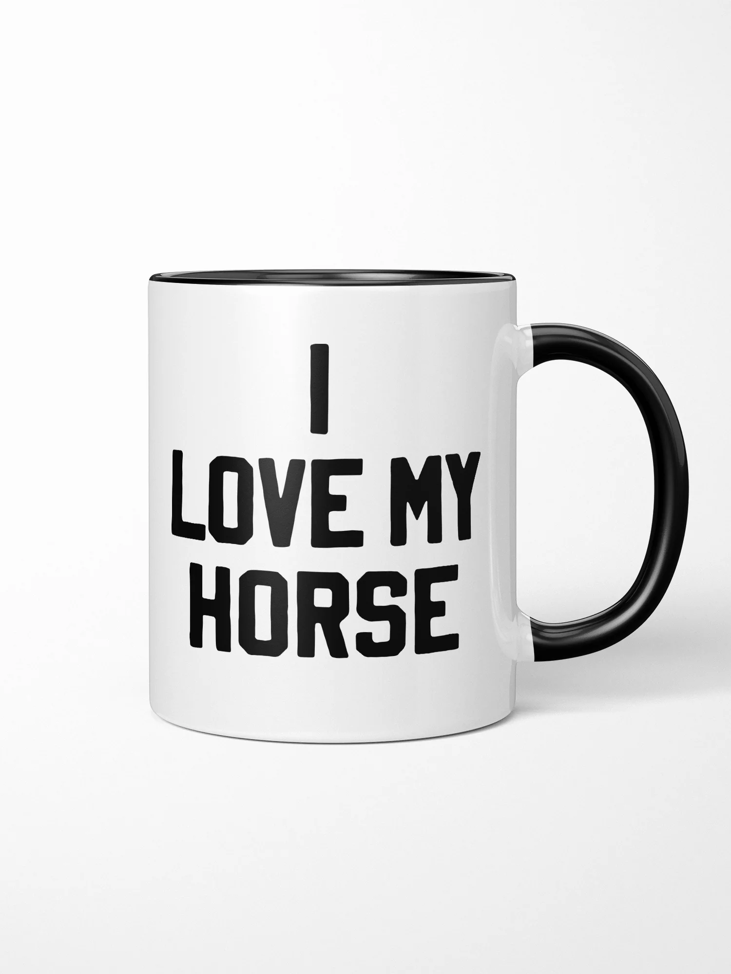 I Love My Horse Ceramic Mug - Image 2
