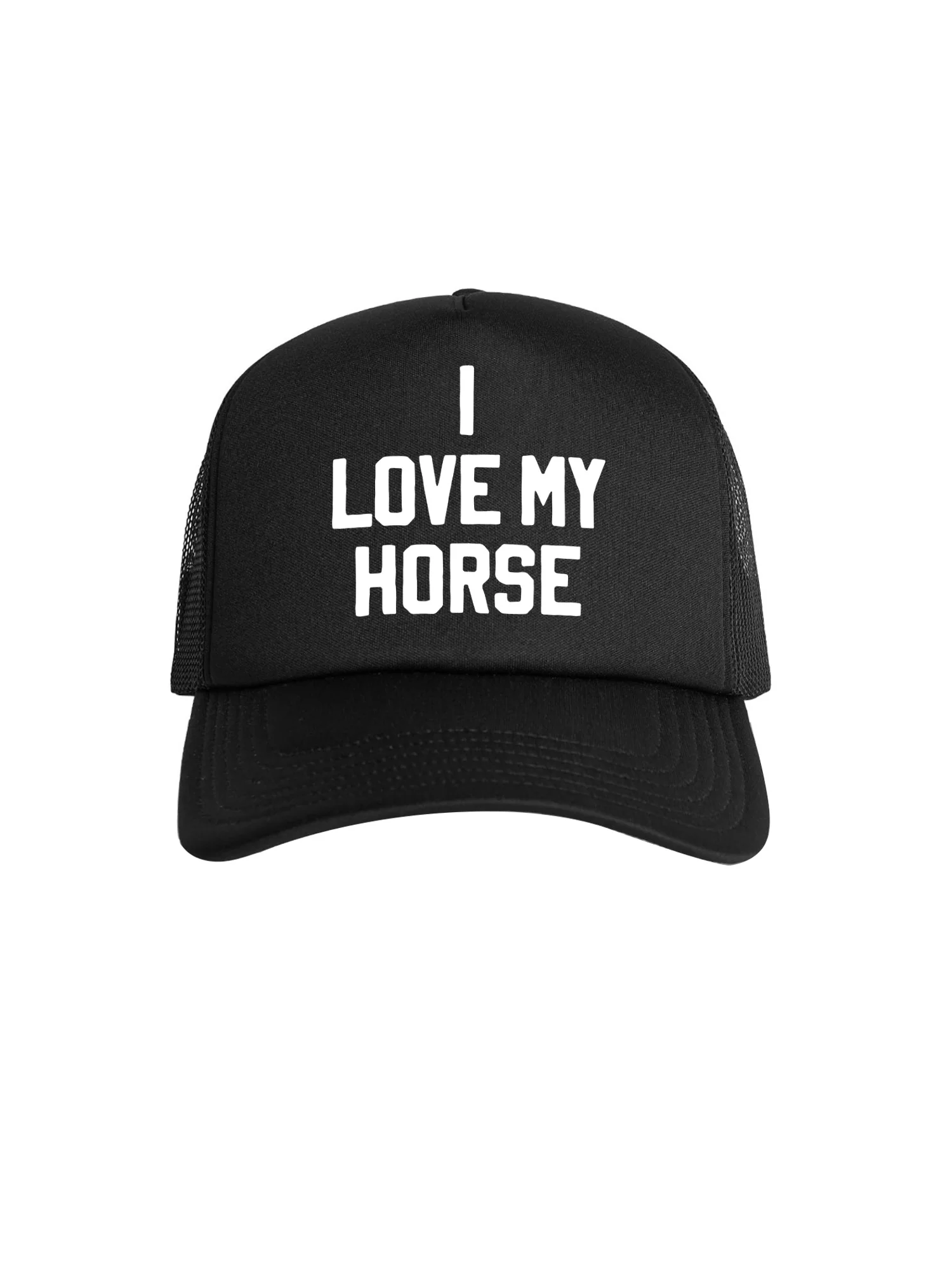 I Love My Horse Foam Trucker Cap - Image 7