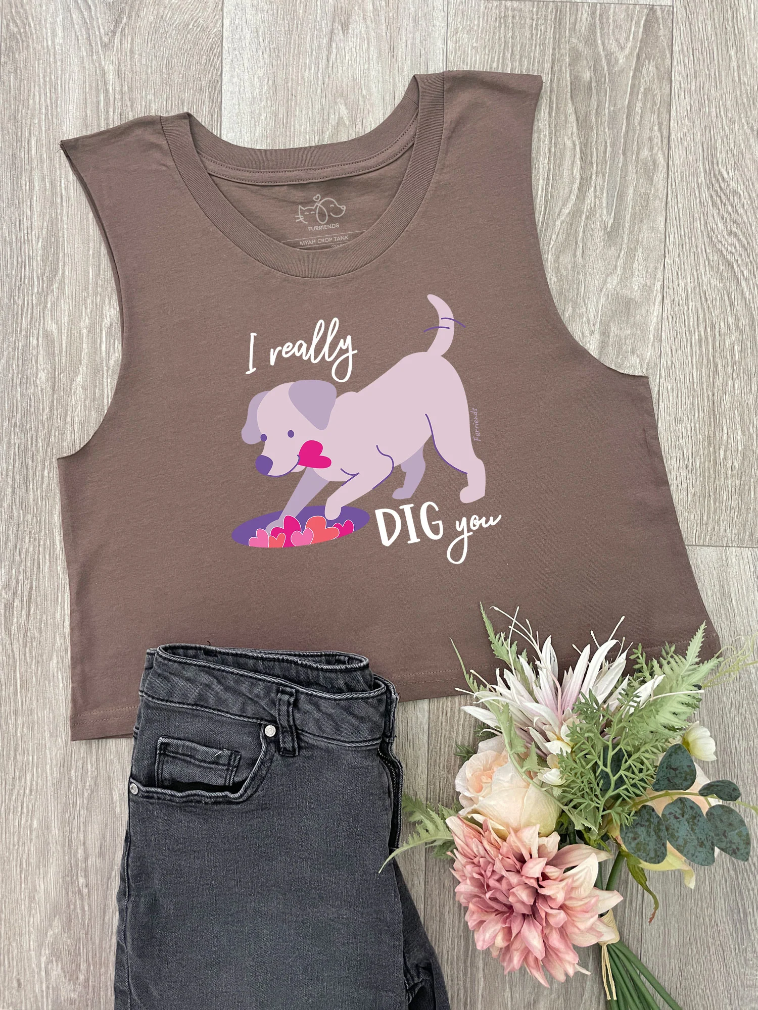 I Really Dig You Myah Crop Tank - Image 2