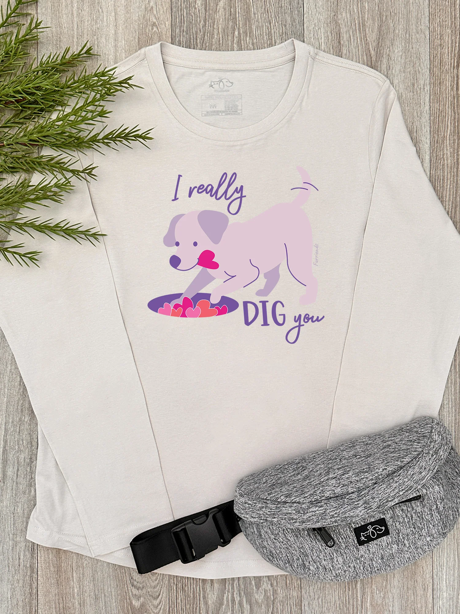 I Really Dig You Olivia Long Sleeve Tee - Image 4