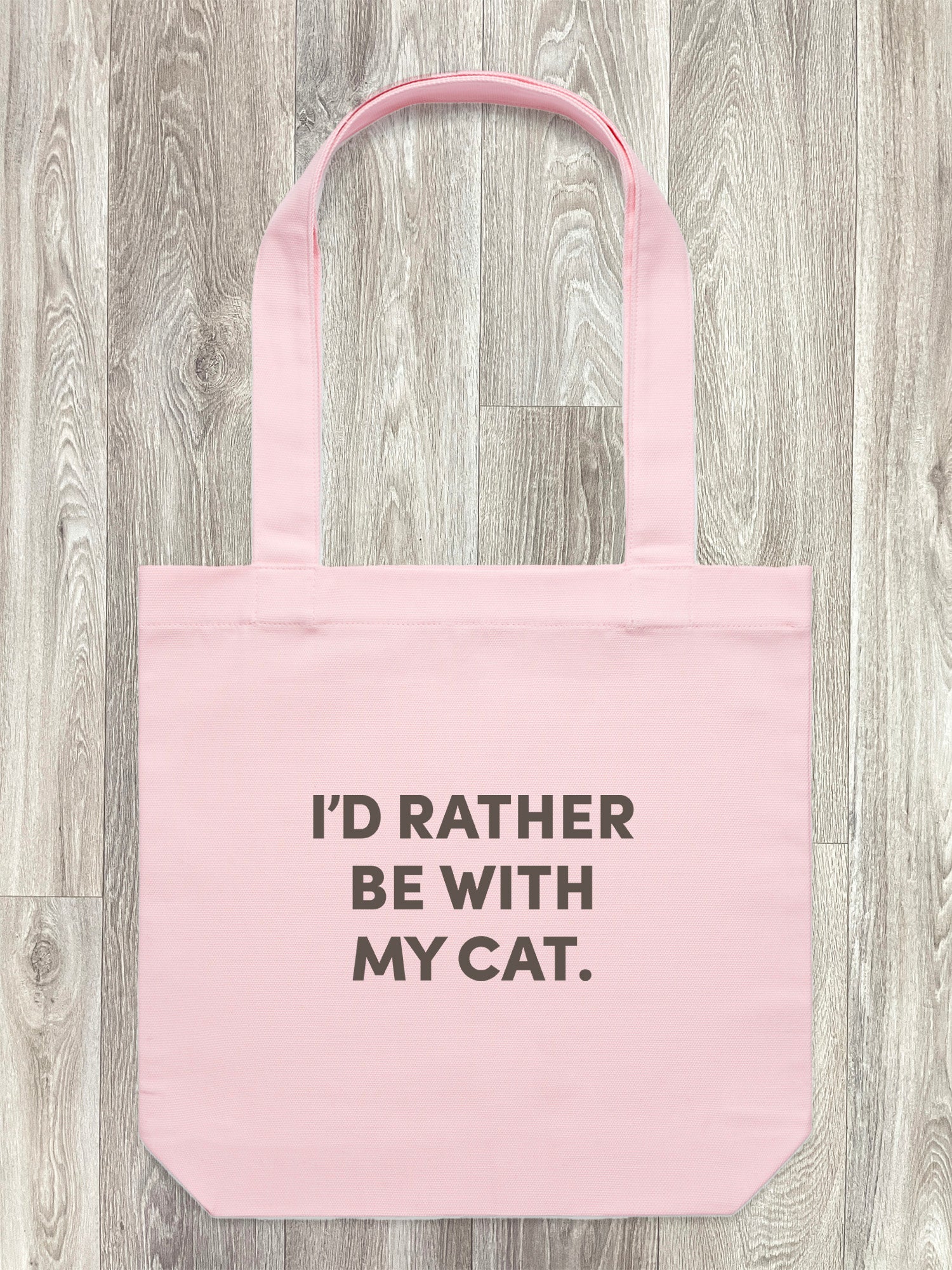 I'd Rather Be With My Cat. Edith Tote Bag - Image 10