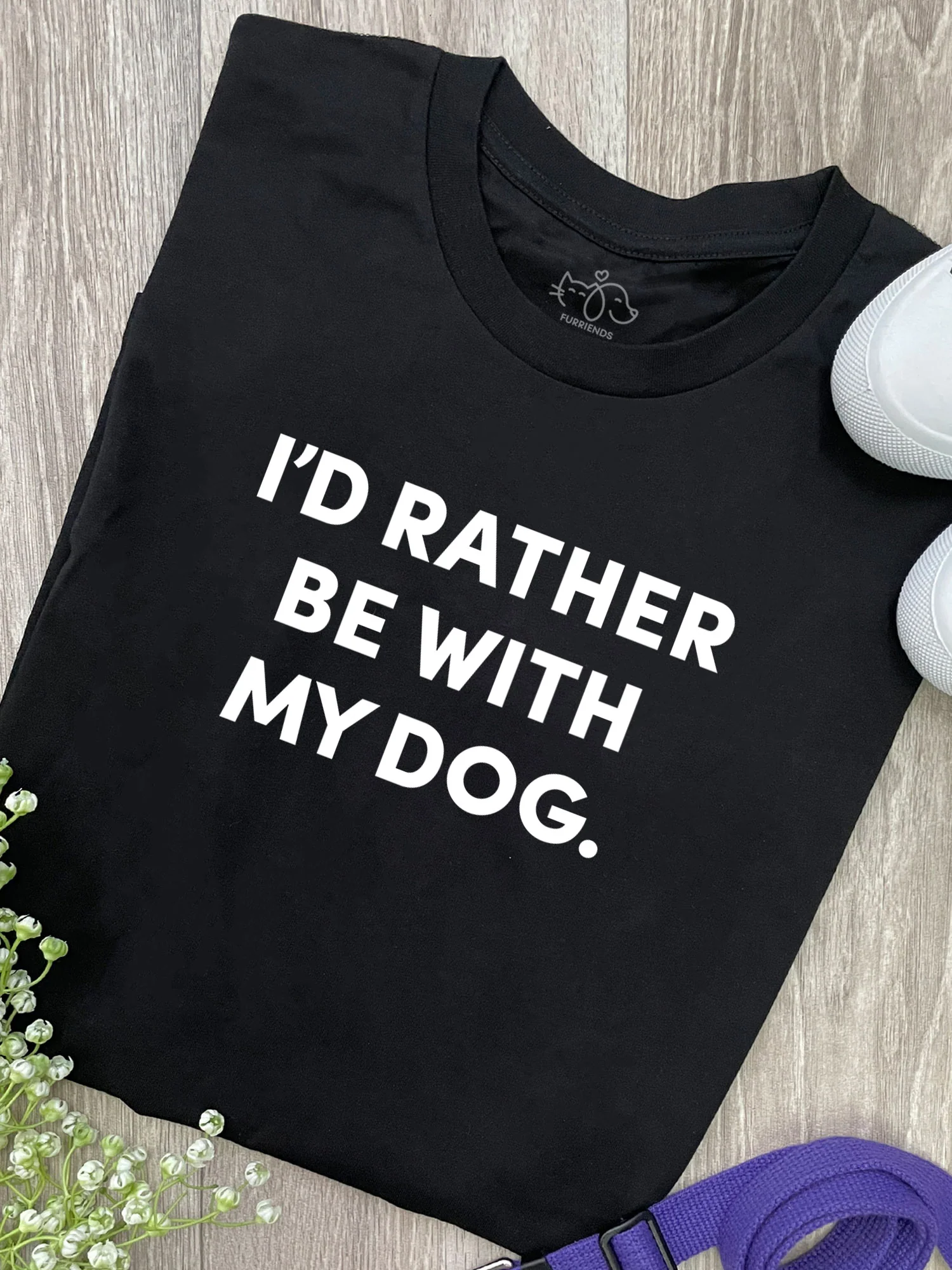 I'd Rather Be With My Dog. Ava Women's Regular Fit Tee