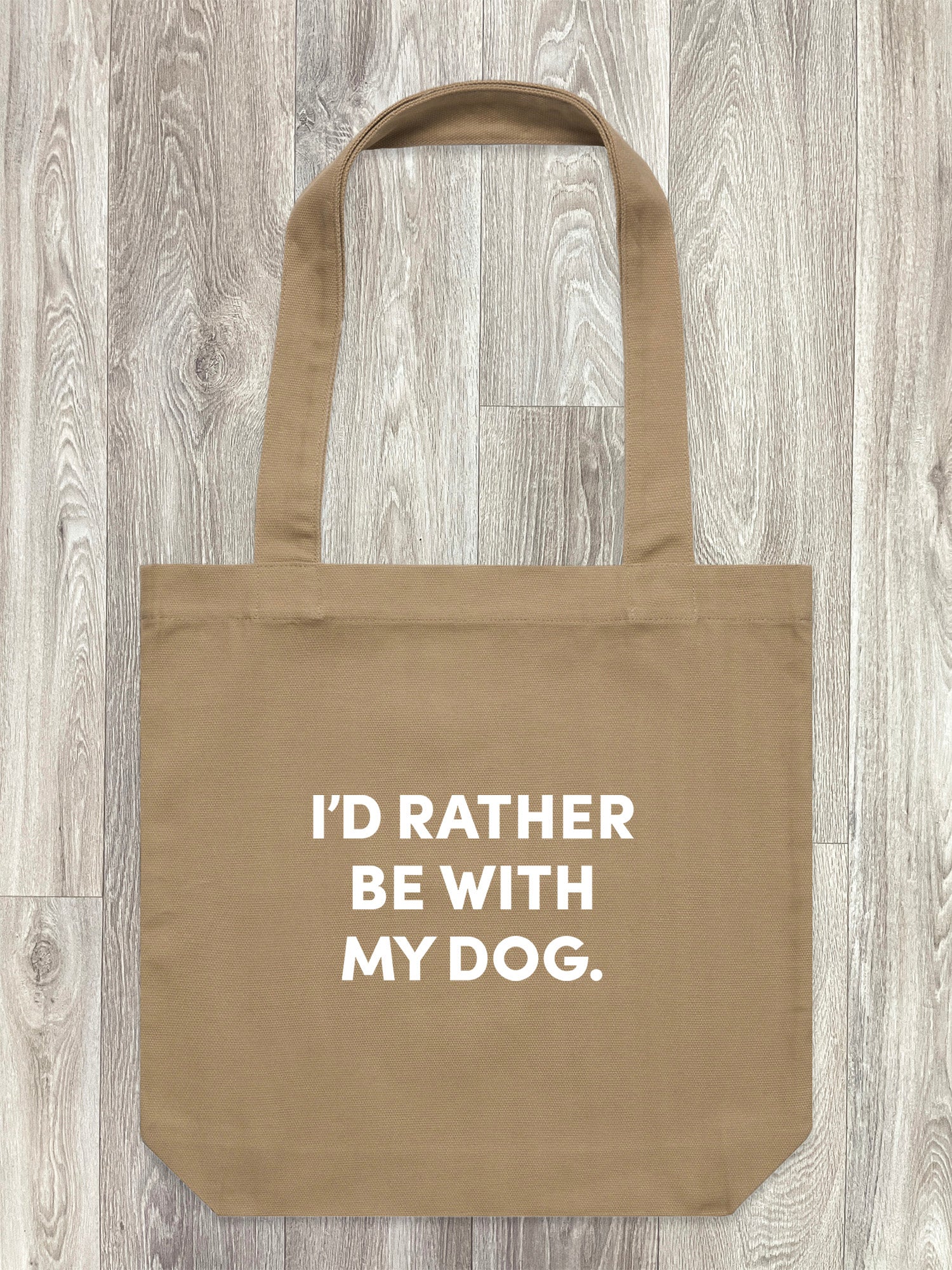 I'd Rather Be With My Dog. Edith Tote Bag - Image 4