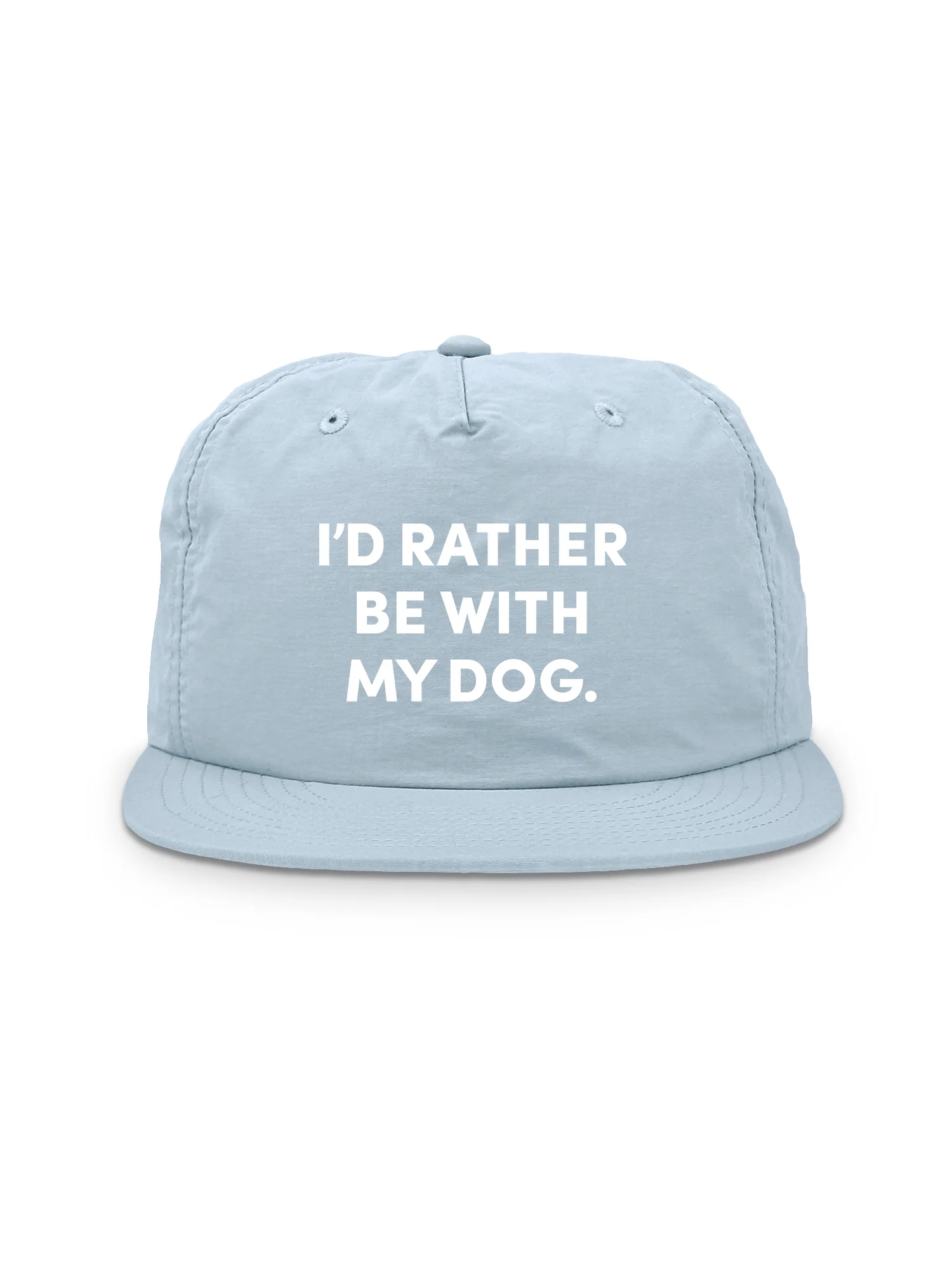 I'd Rather Be With My Dog. Quick-Dry Cap - Image 6