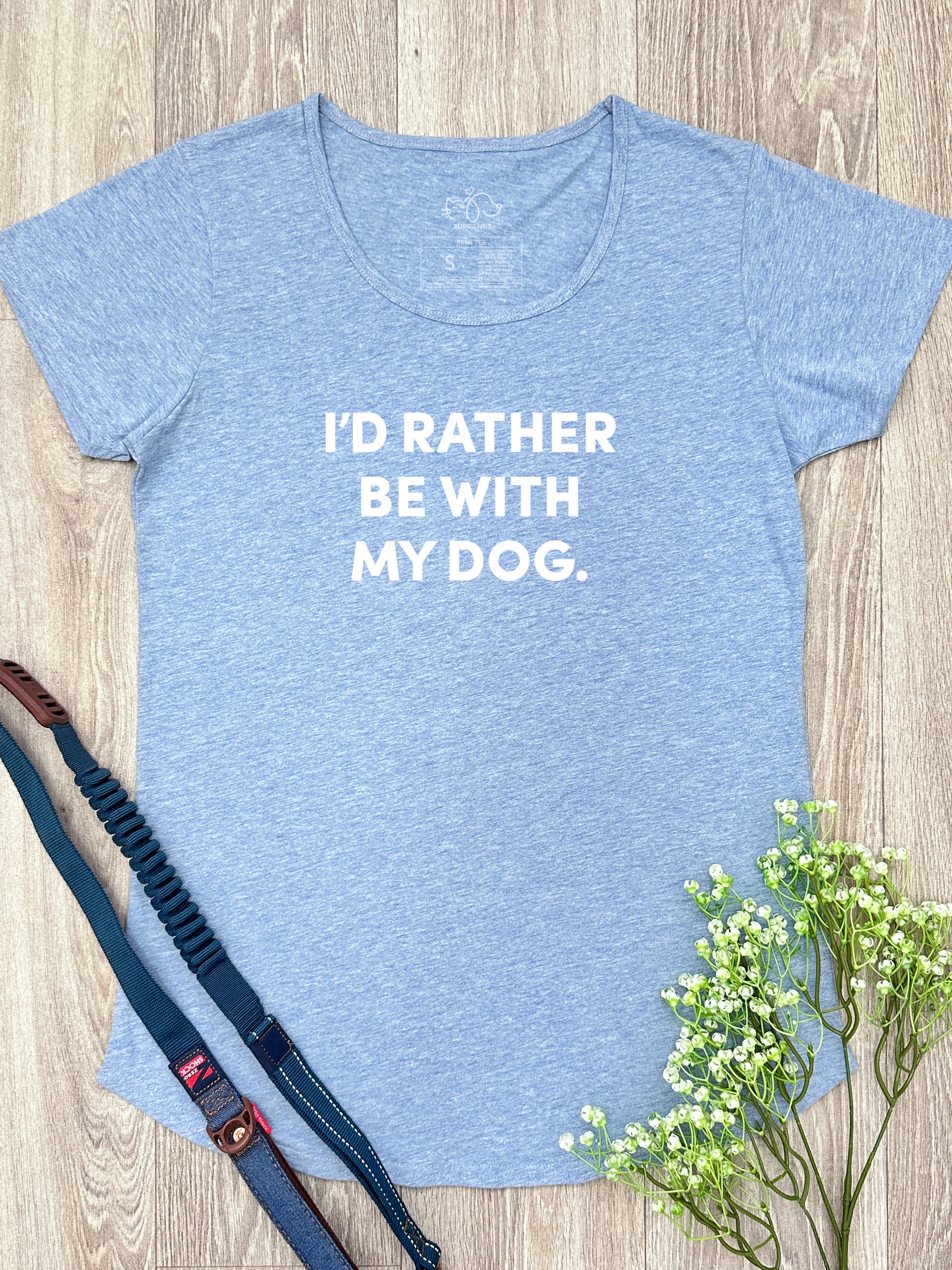 I'd Rather Be With My Dog. Remi Women's Tee - Image 2