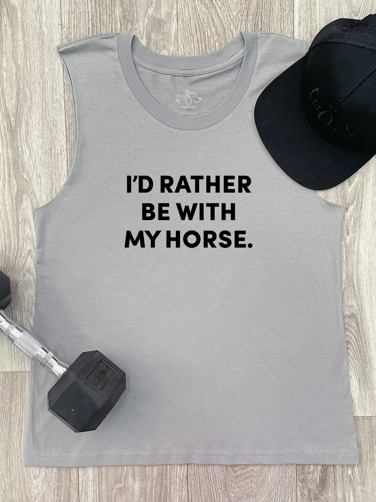 I'd Rather Be With My Horse. Marley Tank - Image 5