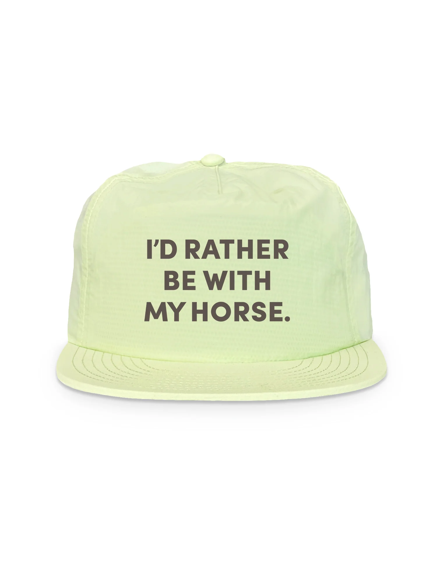 I'd Rather Be With My Horse. Quick-Dry Cap - Image 6