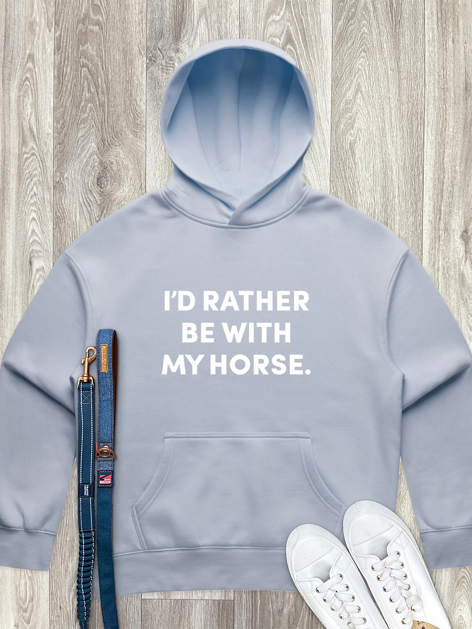 I'd Rather Be With My Horse. Women's Comfort Hood - Image 4