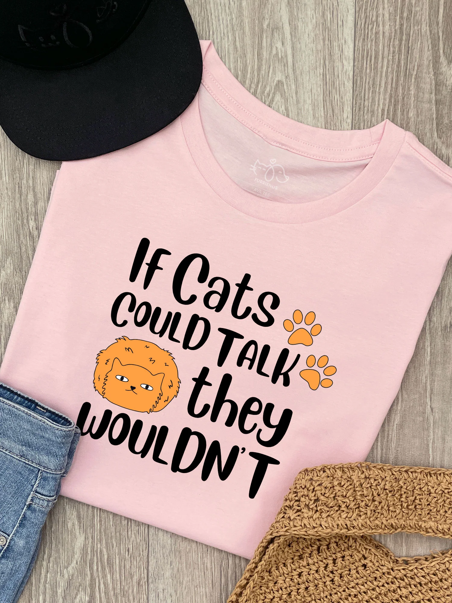 If Cats Could Talk They Wouldn't Ava Women's Regular Fit Tee - Image 3