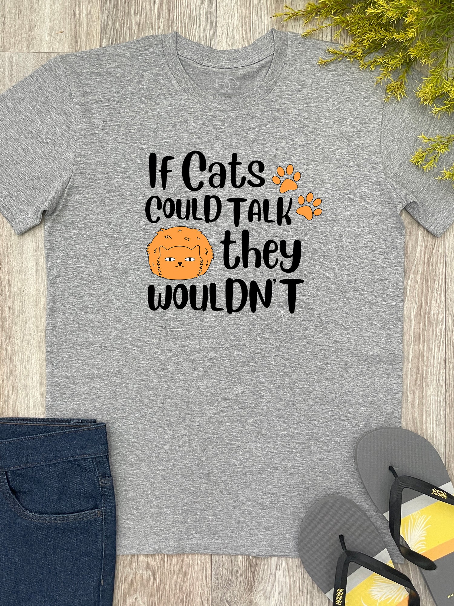 If Cats Could Talk They Wouldn't Essential Unisex Tee - Image 2