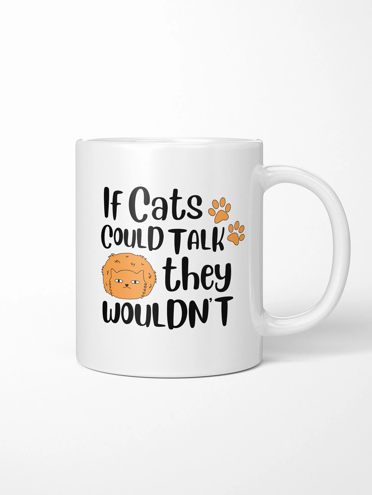 If Cats Could Talk They Wouldn't Ceramic Mug - Image 2