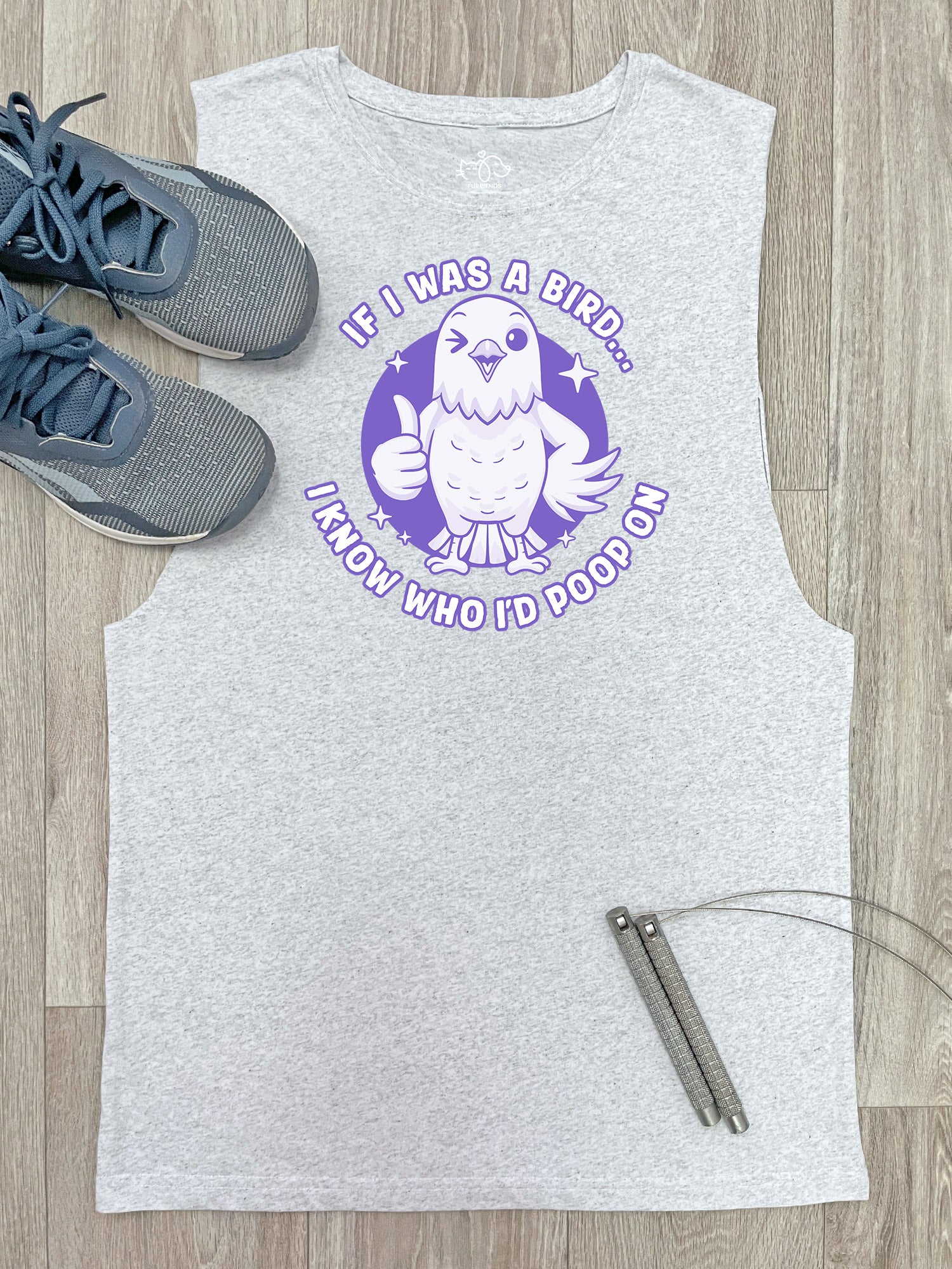 If I Was A Bird Axel Drop Armhole Muscle Tank - Image 2