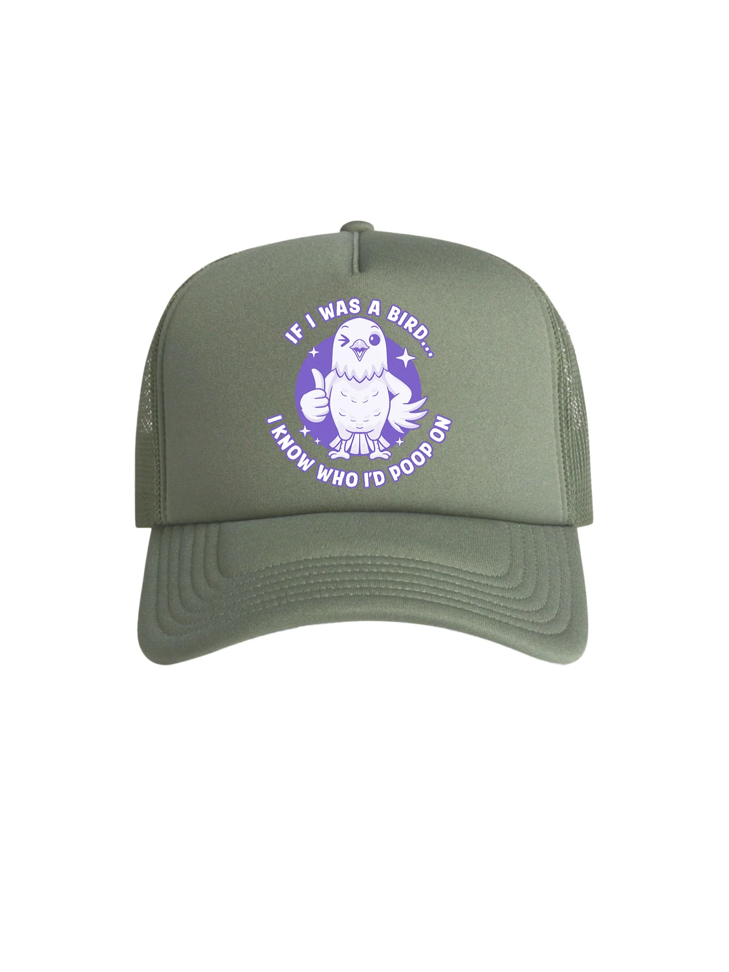 If I Was A Bird Foam Trucker Cap - Image 3