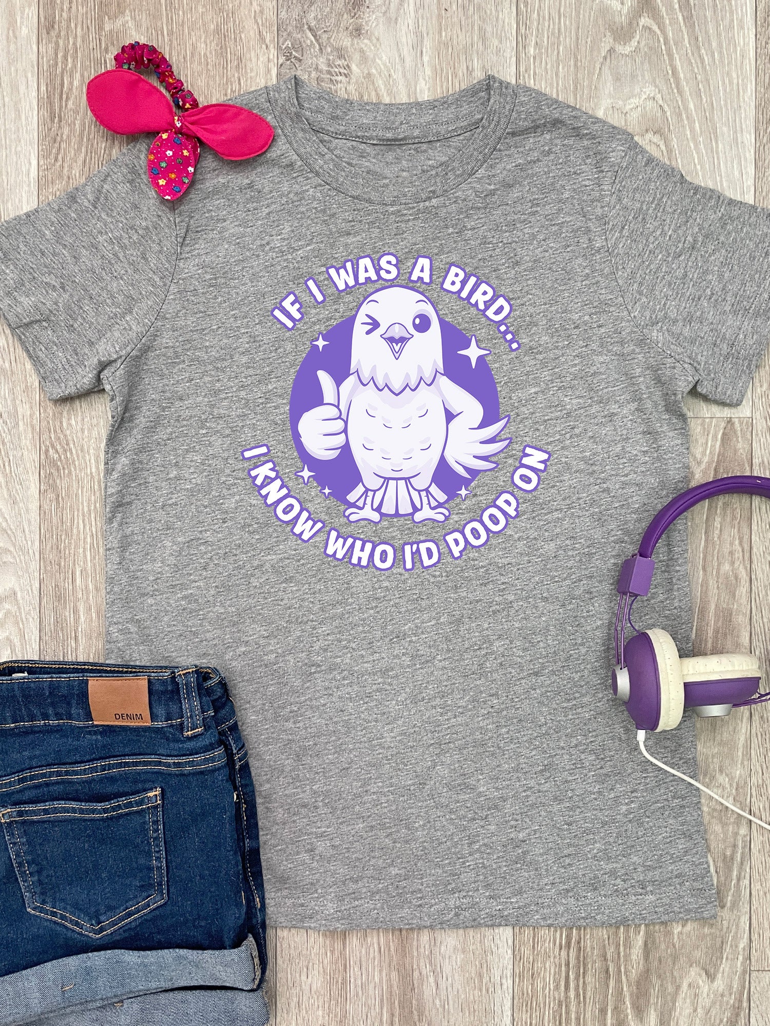 If I Was A Bird Youth Tee - Image 3
