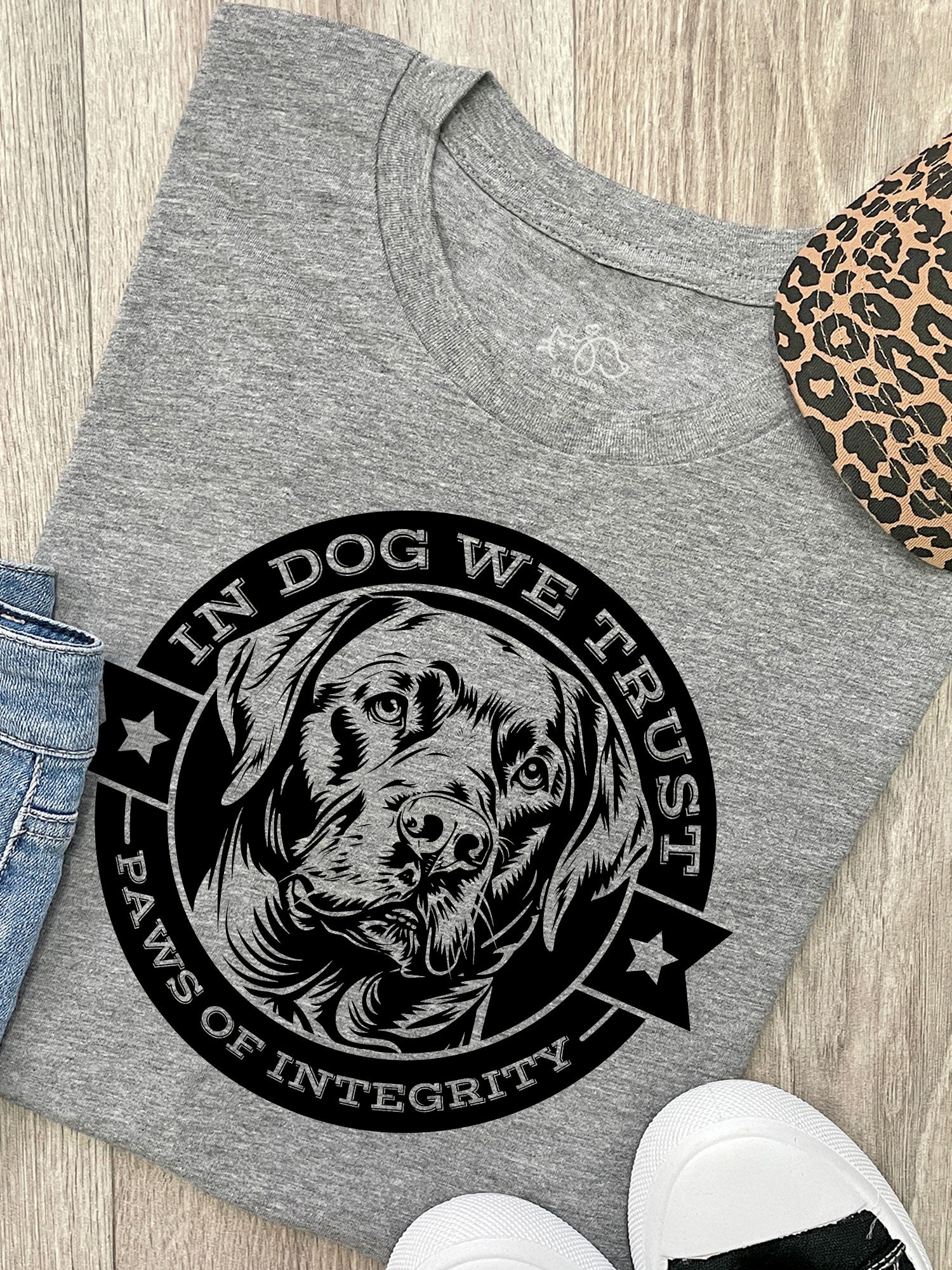 In Dog We Trust Ava Women's Regular Fit Tee - Image 5