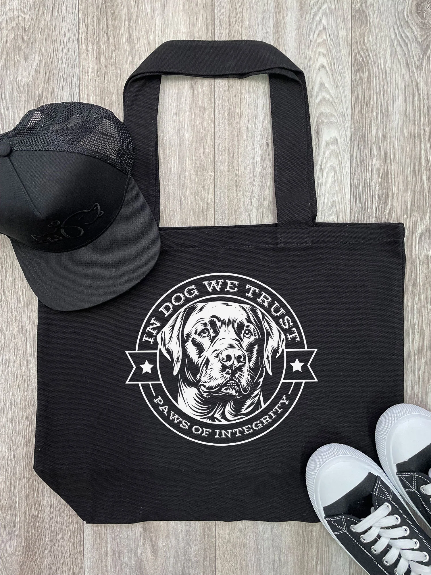 In Dog We Trust Stella Tote Bag