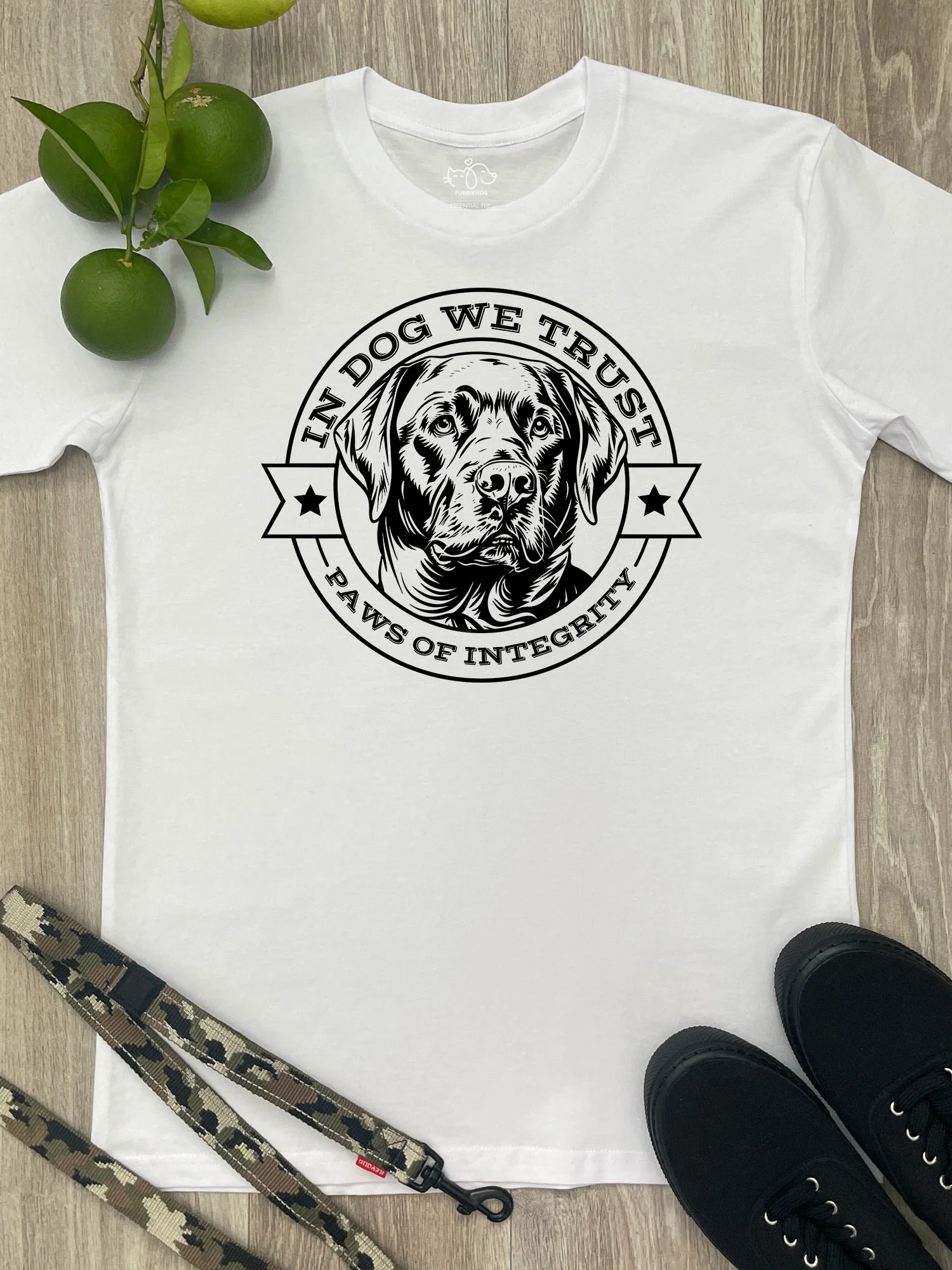 In Dog We Trust Essential Unisex Tee - Image 4