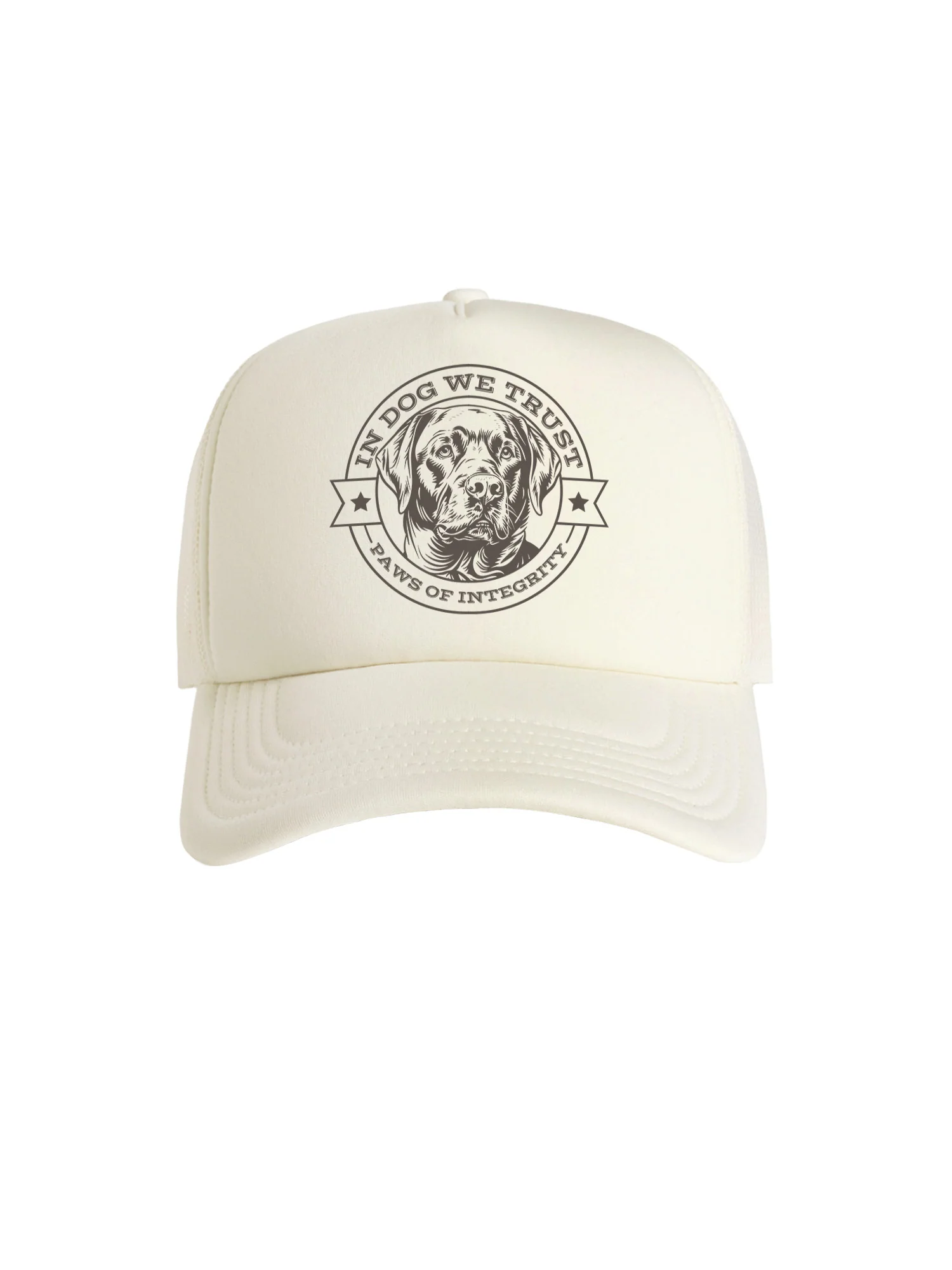 In Dog We Trust Foam Trucker Cap - Image 5