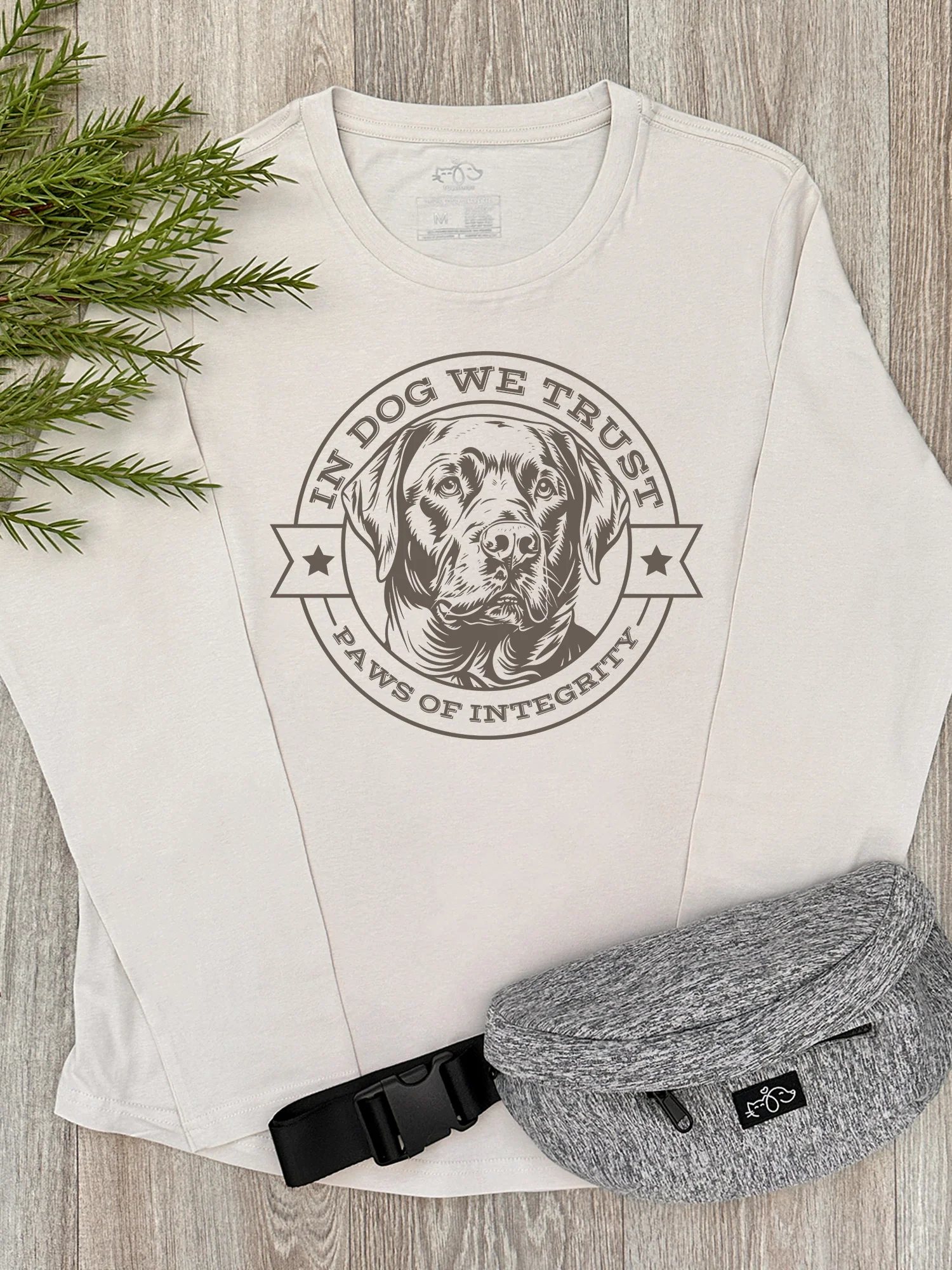 In Dog We Trust Olivia Long Sleeve Tee - Image 3
