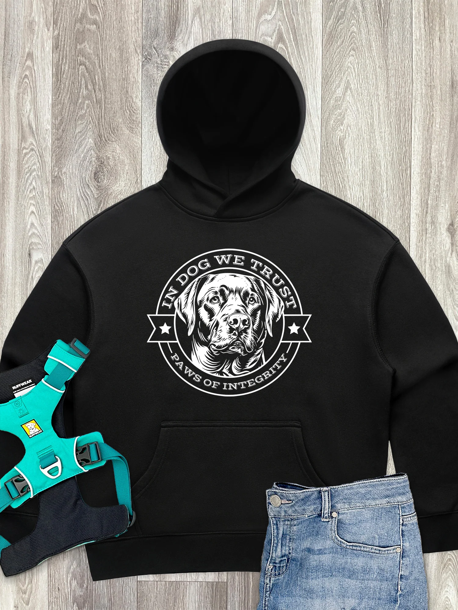 In Dog We Trust Women's Comfort Hood - Image 3