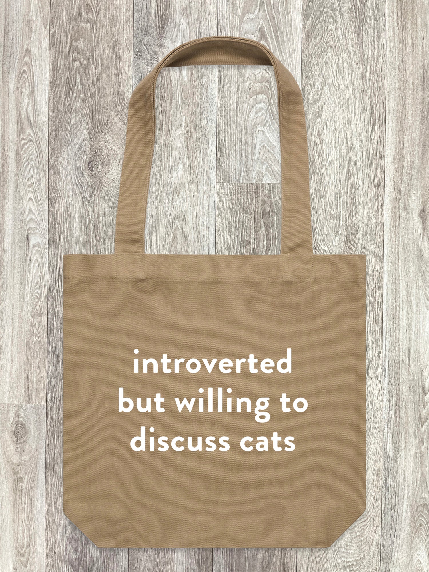 Introverted But Willing To Discuss Cats Edith Tote Bag - Image 6