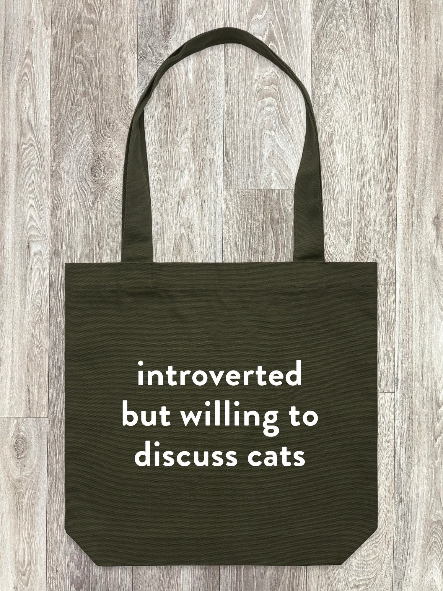Introverted But Willing To Discuss Cats Edith Tote Bag - Image 8