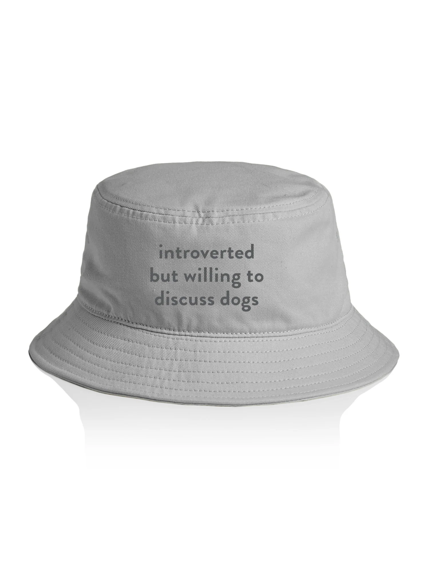 Introverted But Willing To Discuss Dogs Bucket Hat - Image 6