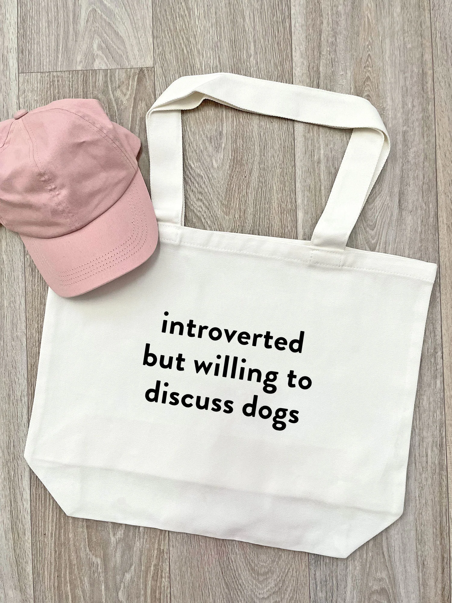 Introverted But Willing To Discuss Dogs Stella Tote Bag - Image 2