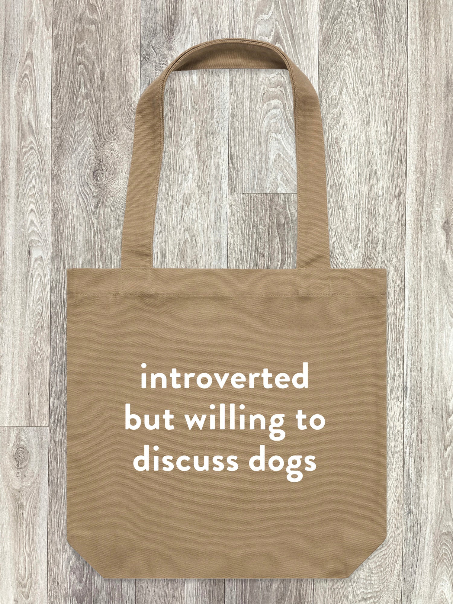 Introverted But Willing To Discuss Dogs Edith Tote Bag - Image 6