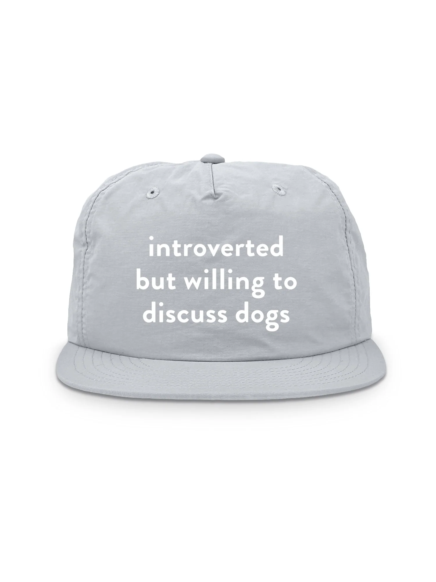 Introverted But Willing To Discuss Dogs Quick-Dry Cap - Image 7