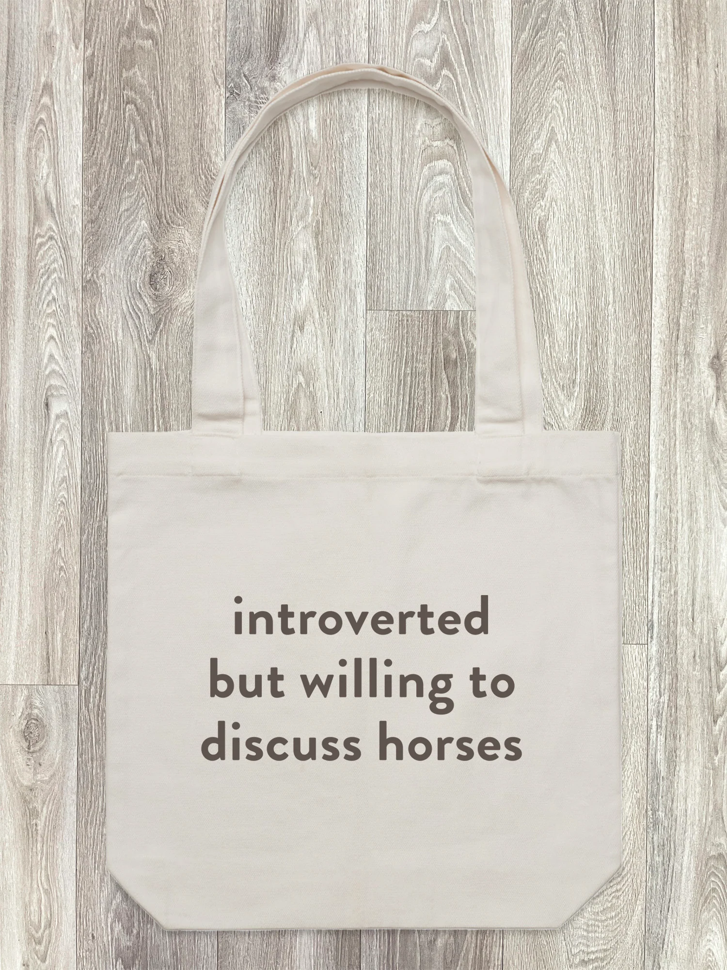 Introverted But Willing To Discuss Horses Edith Tote Bag - Image 10