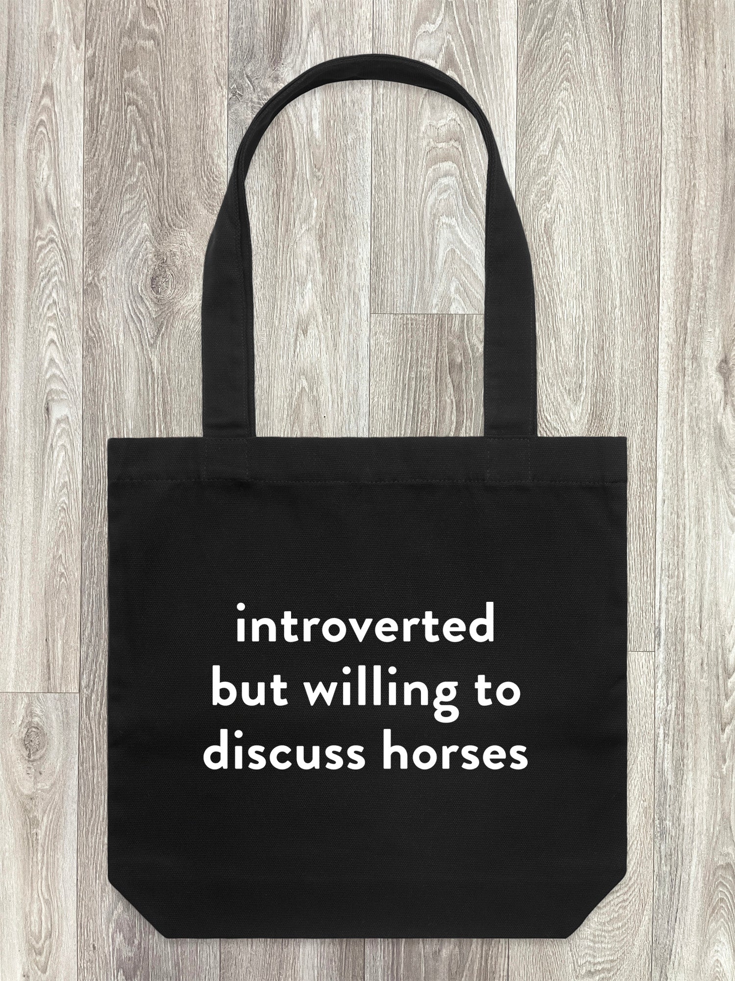 Introverted But Willing To Discuss Horses Edith Tote Bag - Image 6