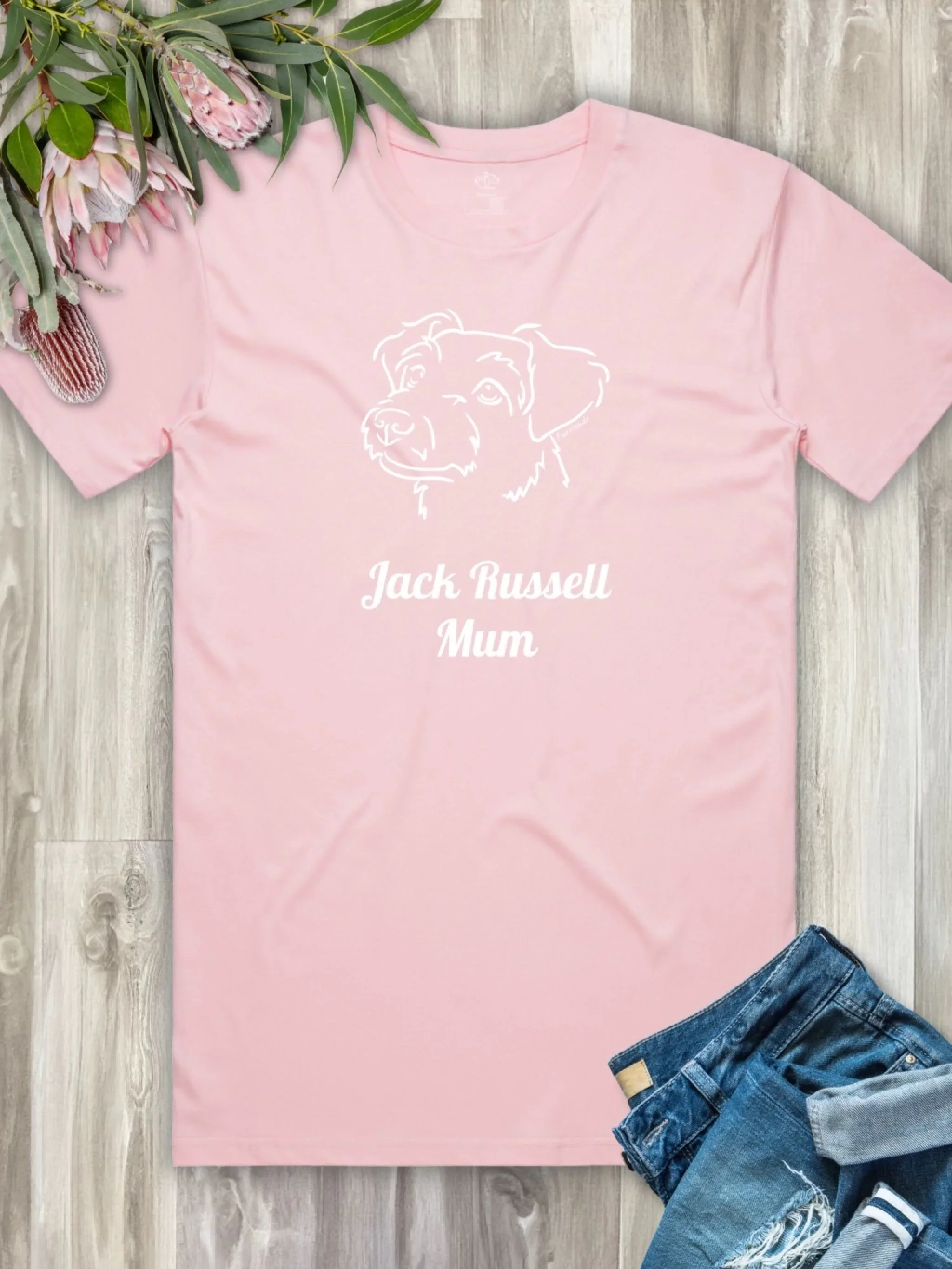 Jack Russell Terrier Mum (Rough Coat) Regular Fit T-shirt - Image 13
