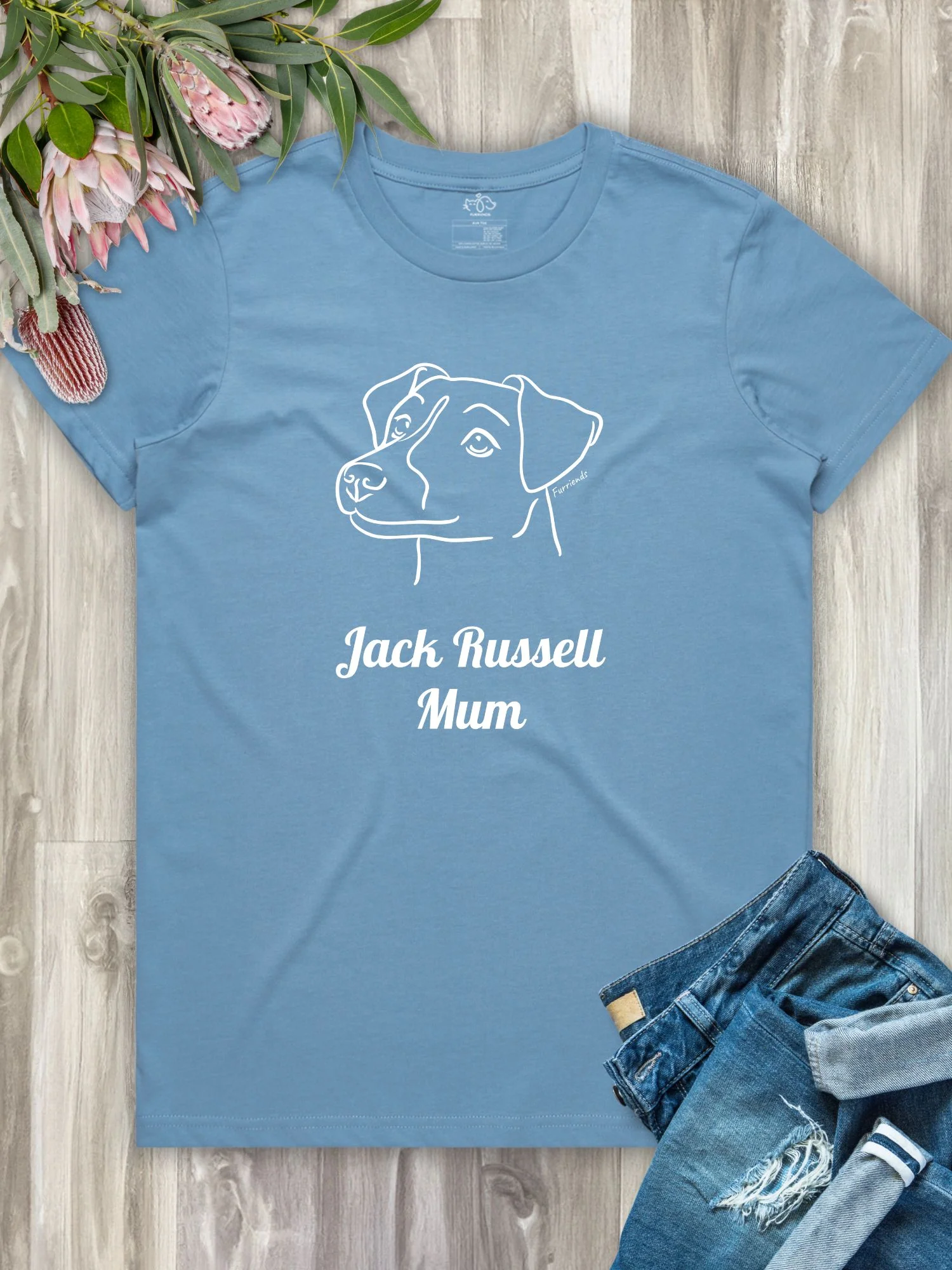 Jack Russell Terrier Mum (Smooth Coat) Regular Fit T-shirt - Image 4