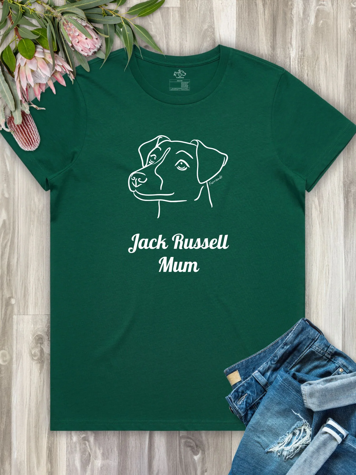 Jack Russell Terrier Mum (Smooth Coat) Regular Fit T-shirt - Image 5
