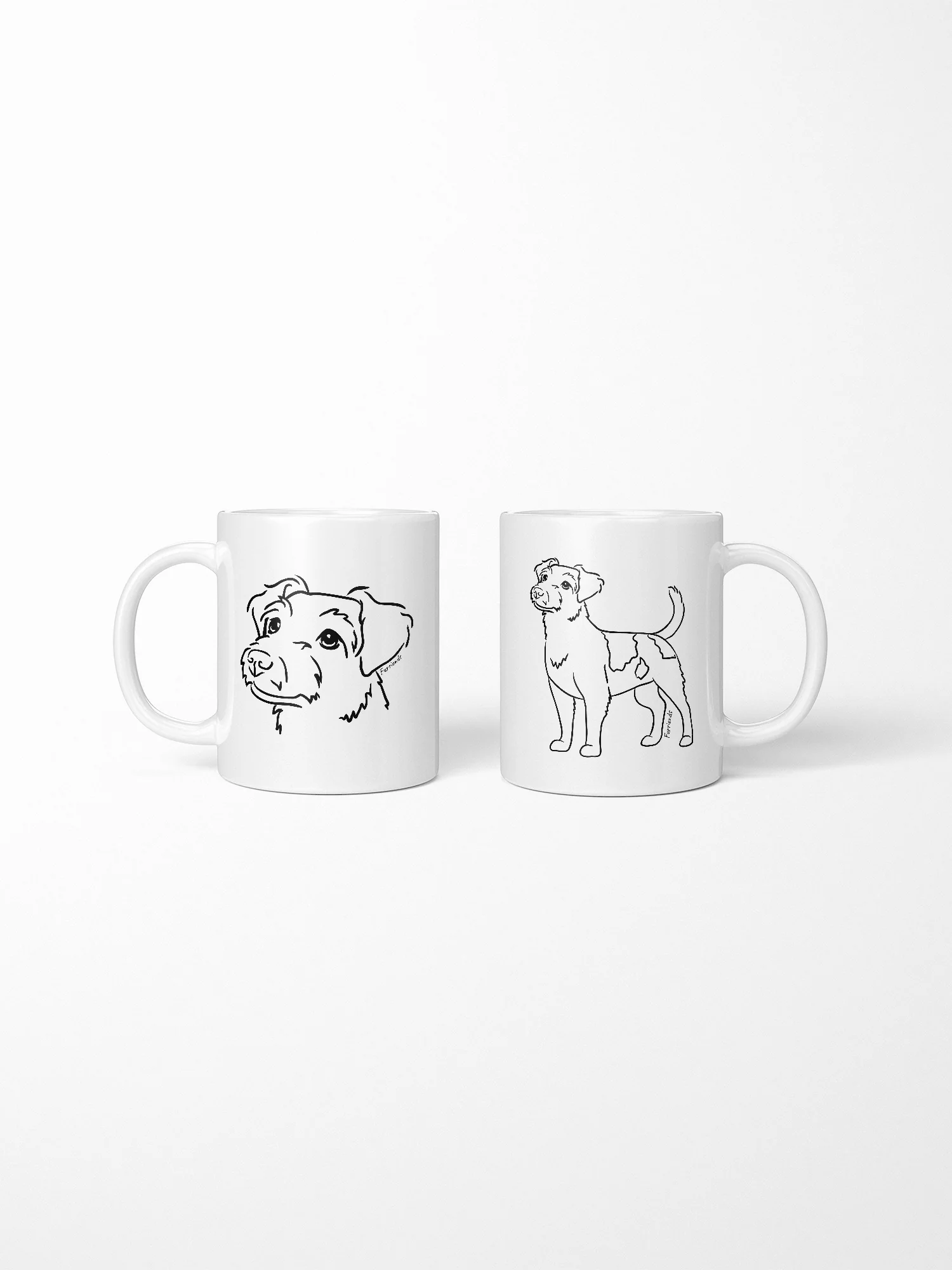 Jack Russell Terrier (Rough Coat) Ceramic Mug - Image 3
