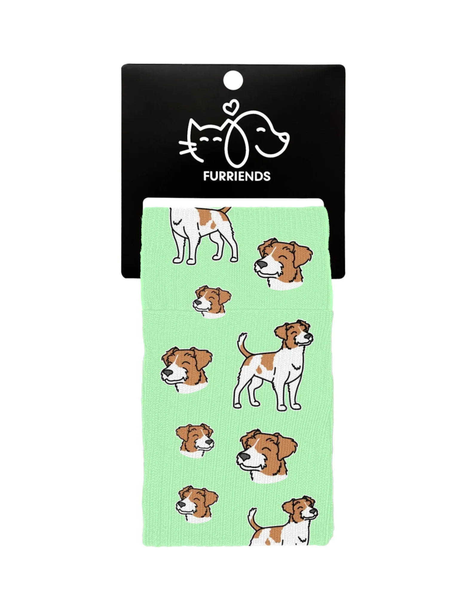 Jack Russell Terrier (Rough Coat) ColourPop Customisable Socks - Image 2