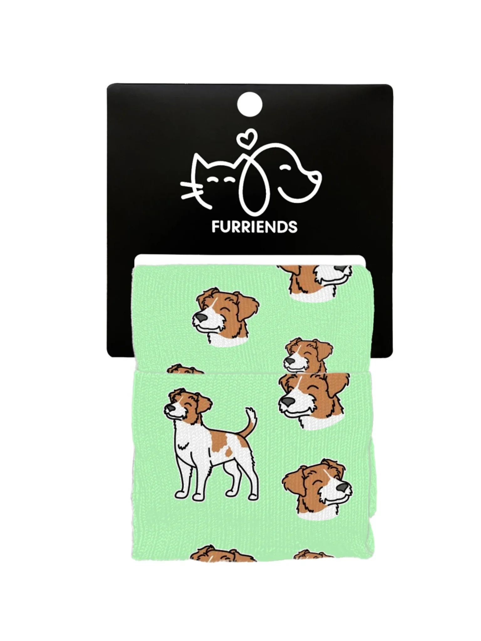 Jack Russell Terrier (Rough Coat) ColourPop Customisable Socks - Image 4