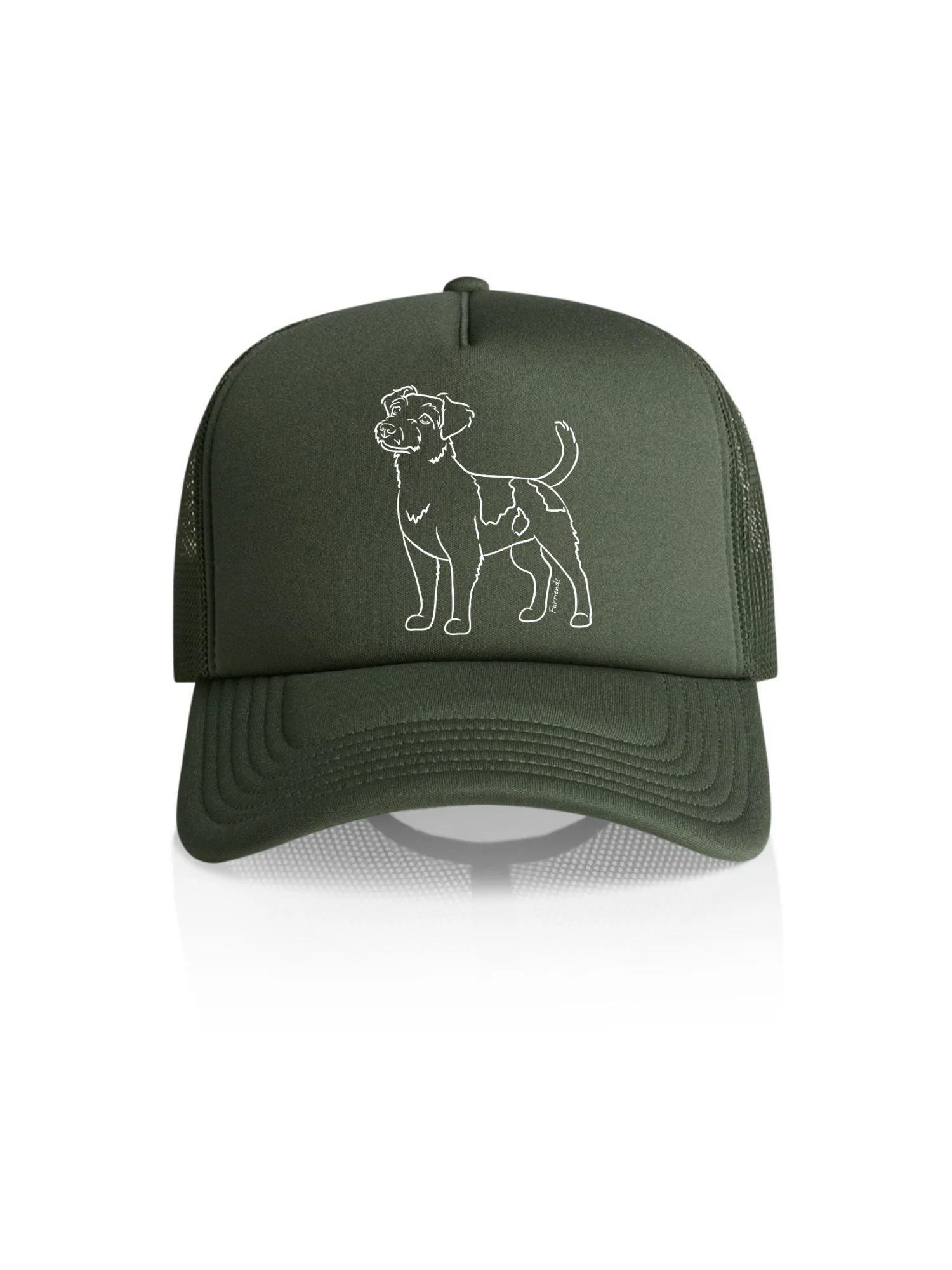 Jack Russell Terrier (Rough Coat) Foam Trucker Cap - Image 15